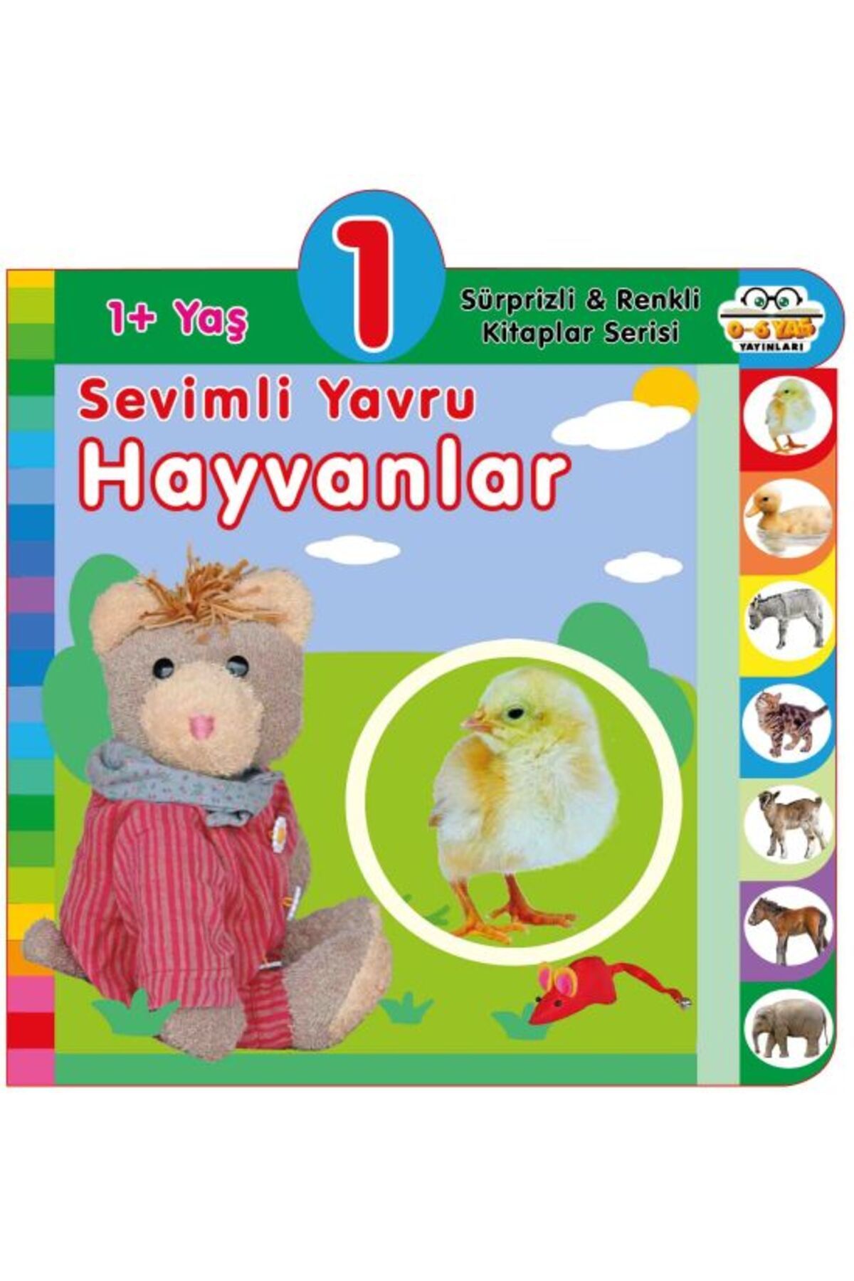 0-6 Yaş Yayınları Yaş Sevimli Yavru Hayvanlar 1Yaş