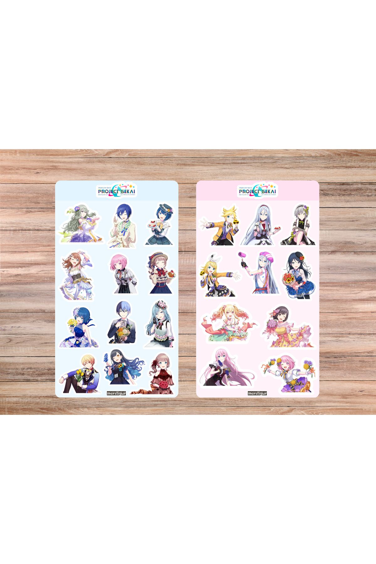 mertfigur Pjsekai Project Sekai Colorfull Hatsune Miku Anime Sticker Etiket