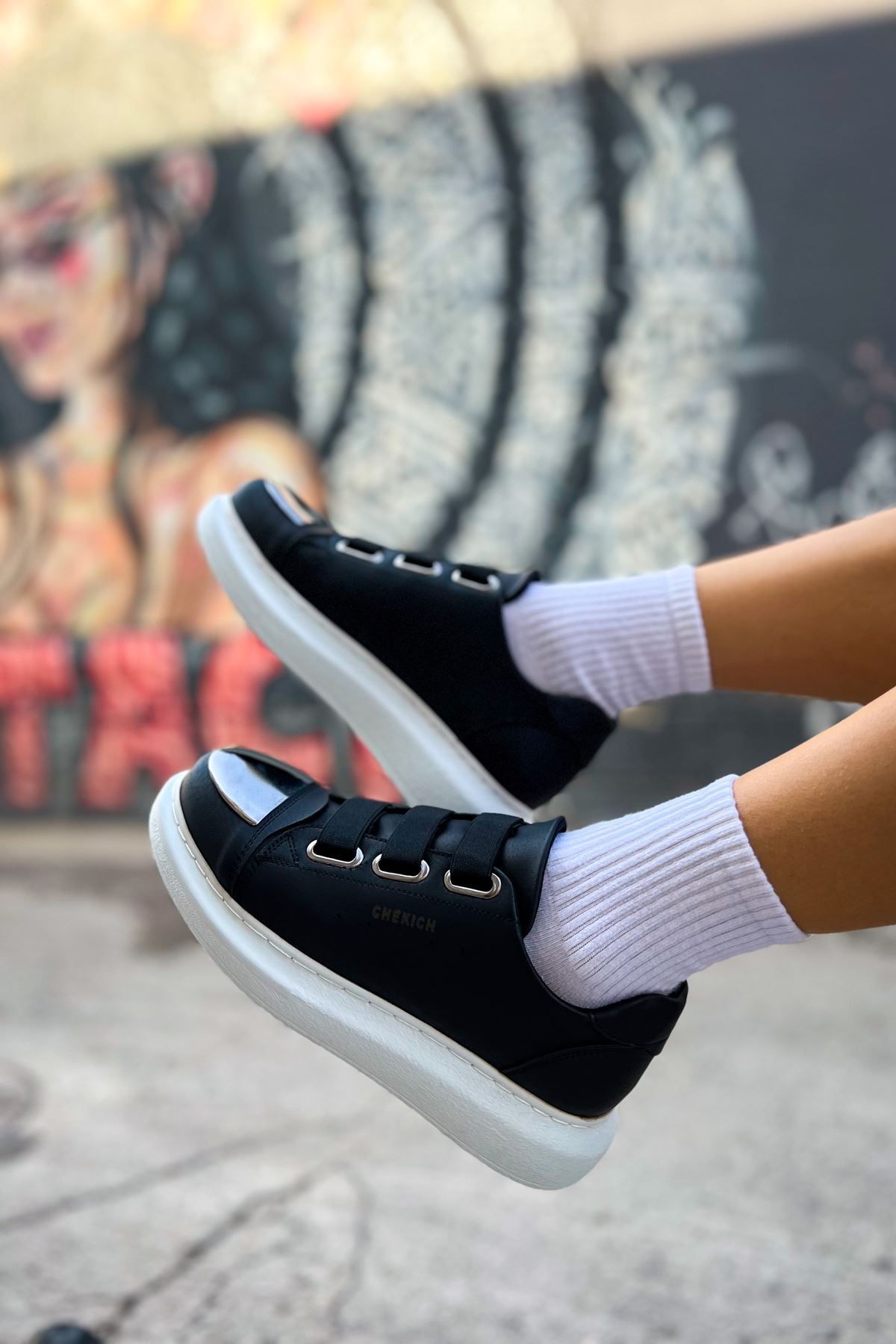 onlinebutik CH251 CBT Mirror Kadın Ayakkabı SIYAH