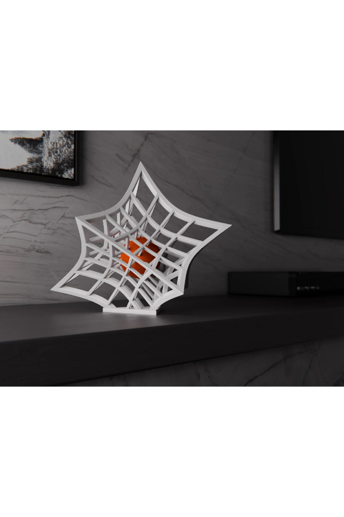 Shophoria Uzay Zamanın Bozulması Bükülmesi Dekoratif Modern Heykel