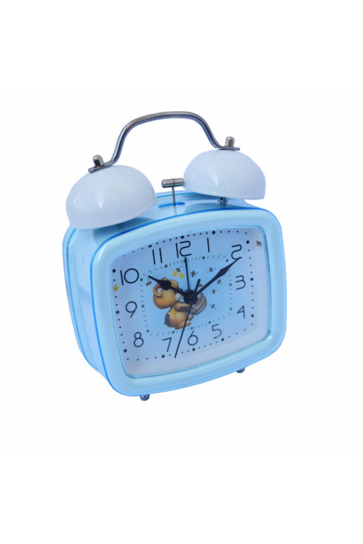 PUFO-Ceas deșteptător pentru copii Joy, cu buton de iluminare cu cadran, 16 x 12 cm, model Ursuleț de Pluș 2