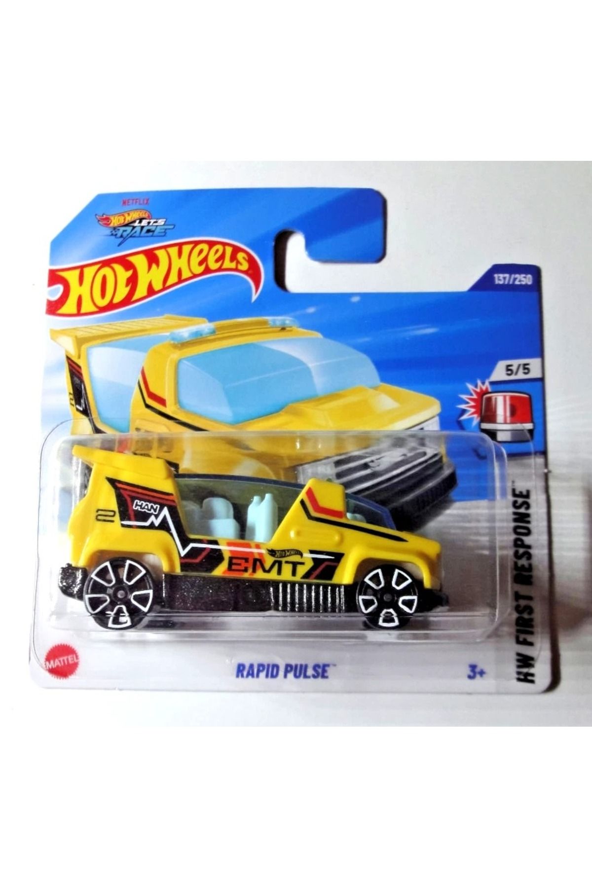 HOT WHEELS Rapid Pulse EMT Aracı – HW First Response Serisi 137/250