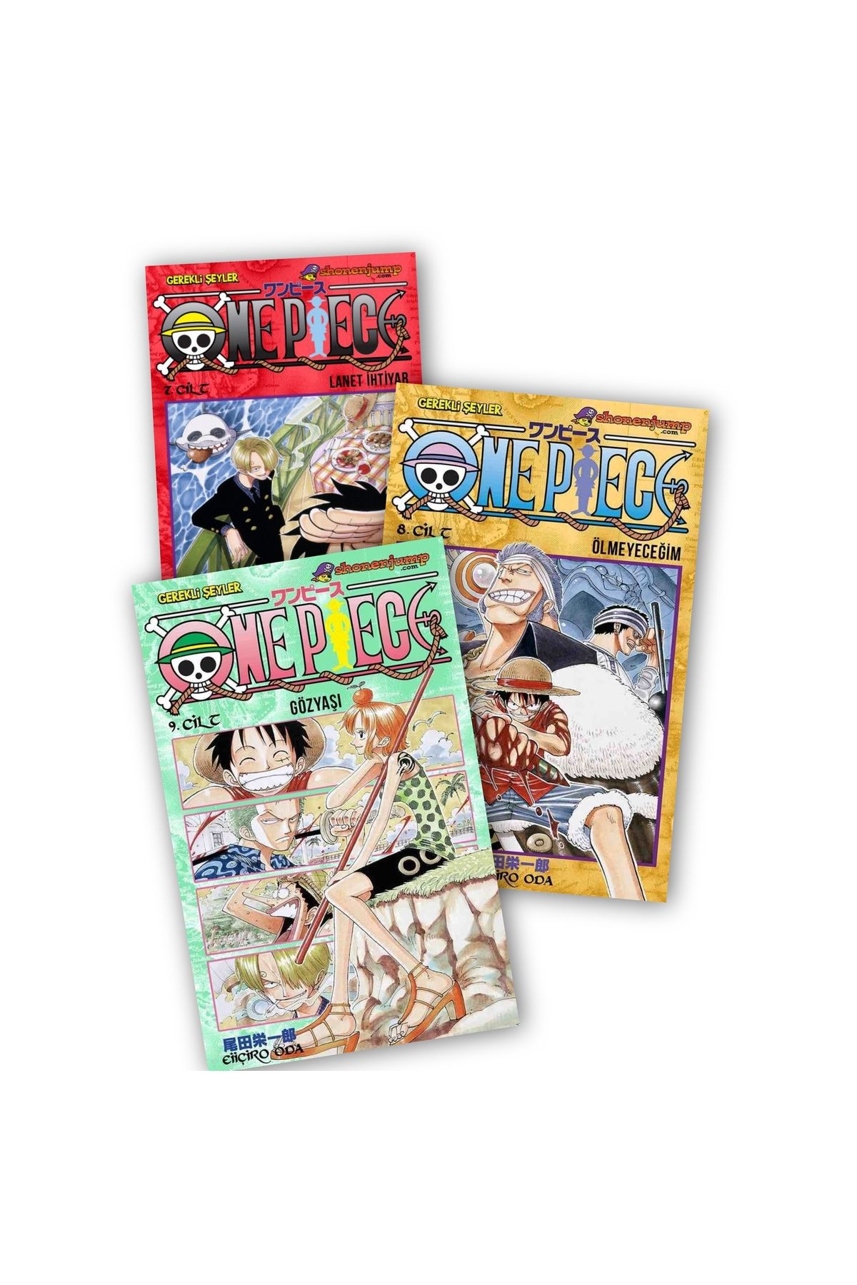 Gerekli Şeyler Yayıncılık One Piece 7-8-9. Ciltler 3 lü Manga Seti