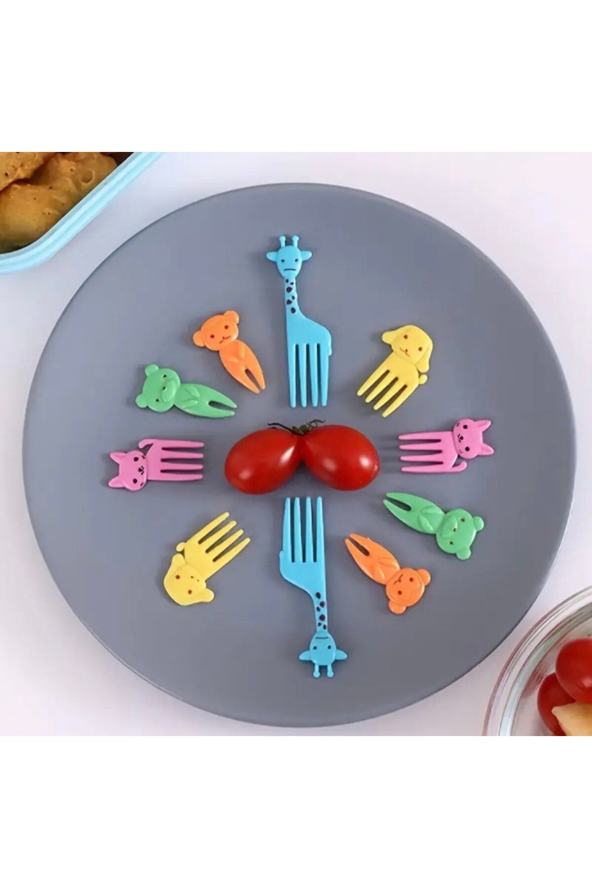 Kişisel Tasarımlar 5’li Hayvan Figürlü Kürdan Set