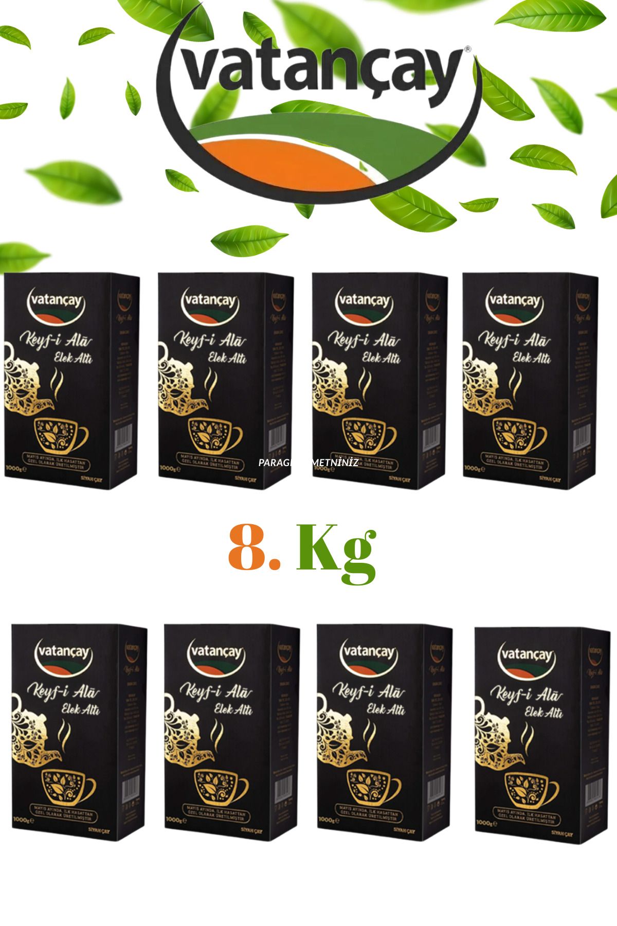 Vatan çay Keyfi Ala Mayıs Çayı Kutu 8 Kg