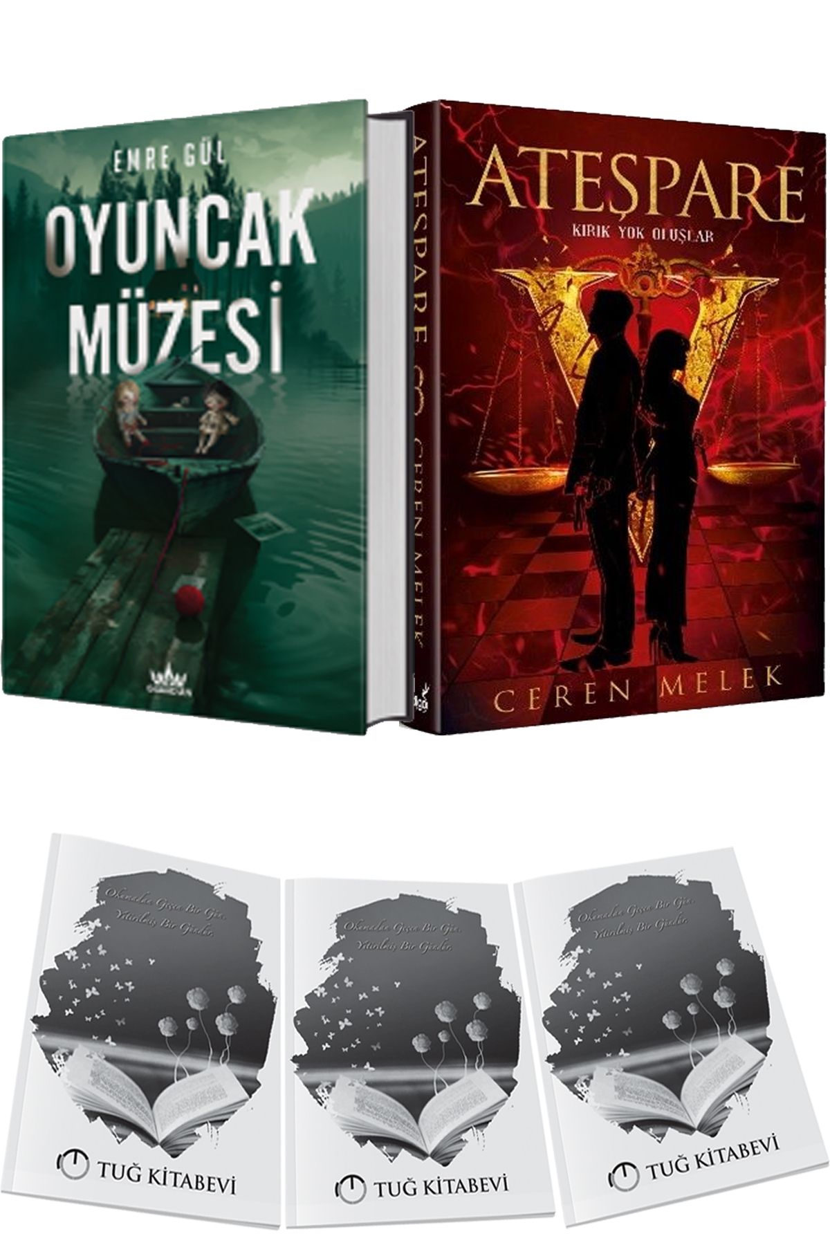Ephesus Yayınları Oyuncak Müzesi Ciltli ve Ateşpare 3 Kırık Yok Oluşlar Ciltli + Hediyeli
