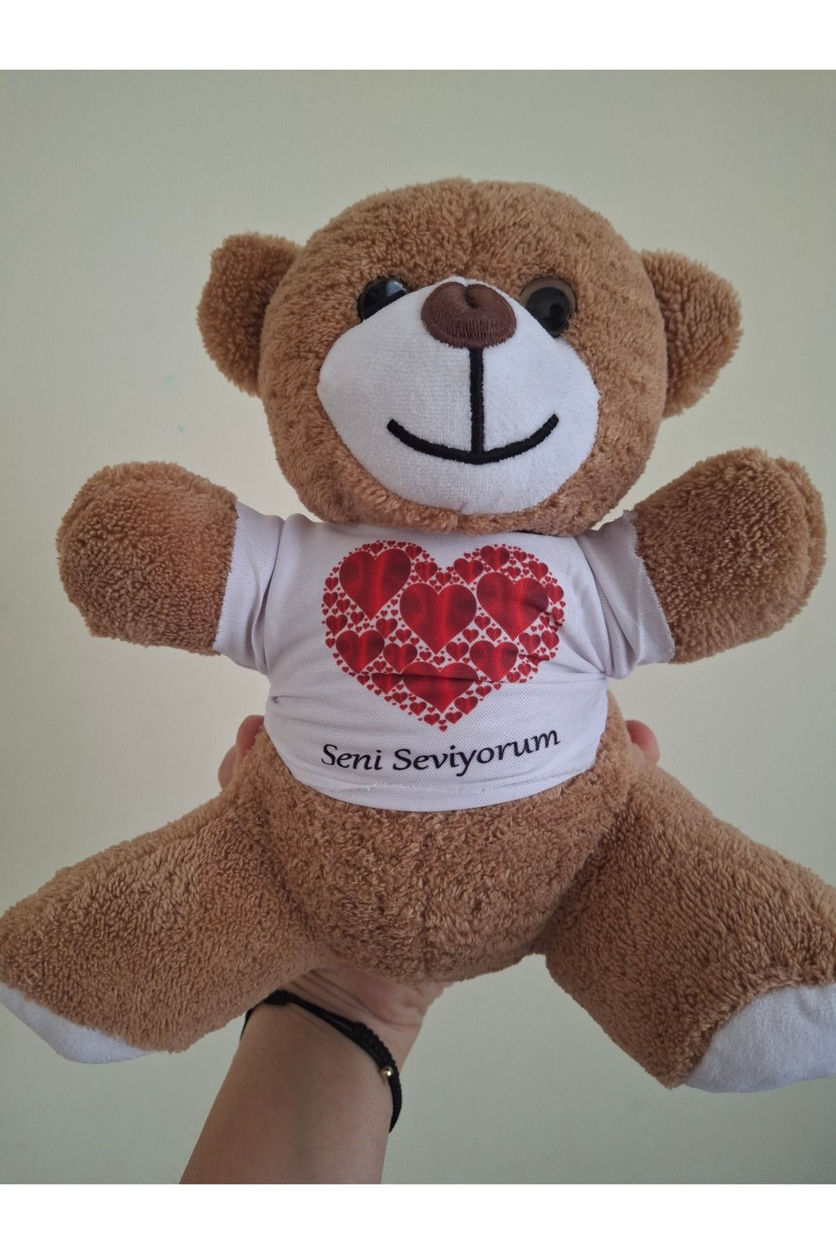 Zeyn seni seviyorum tişörtlü peluş ayıcık
