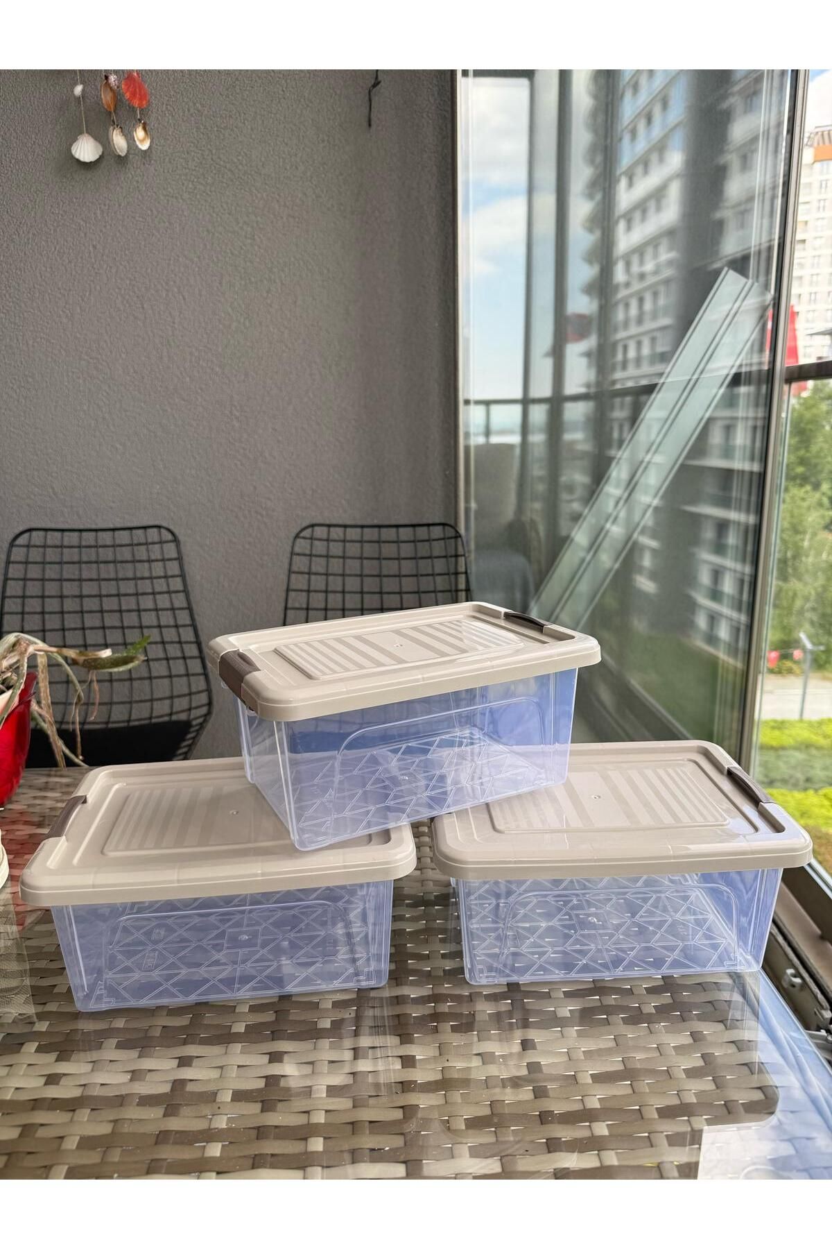 Tercih Home 3'lü Saklama Kabı Seti 3LİTRE YÜKSEK KALİTE
