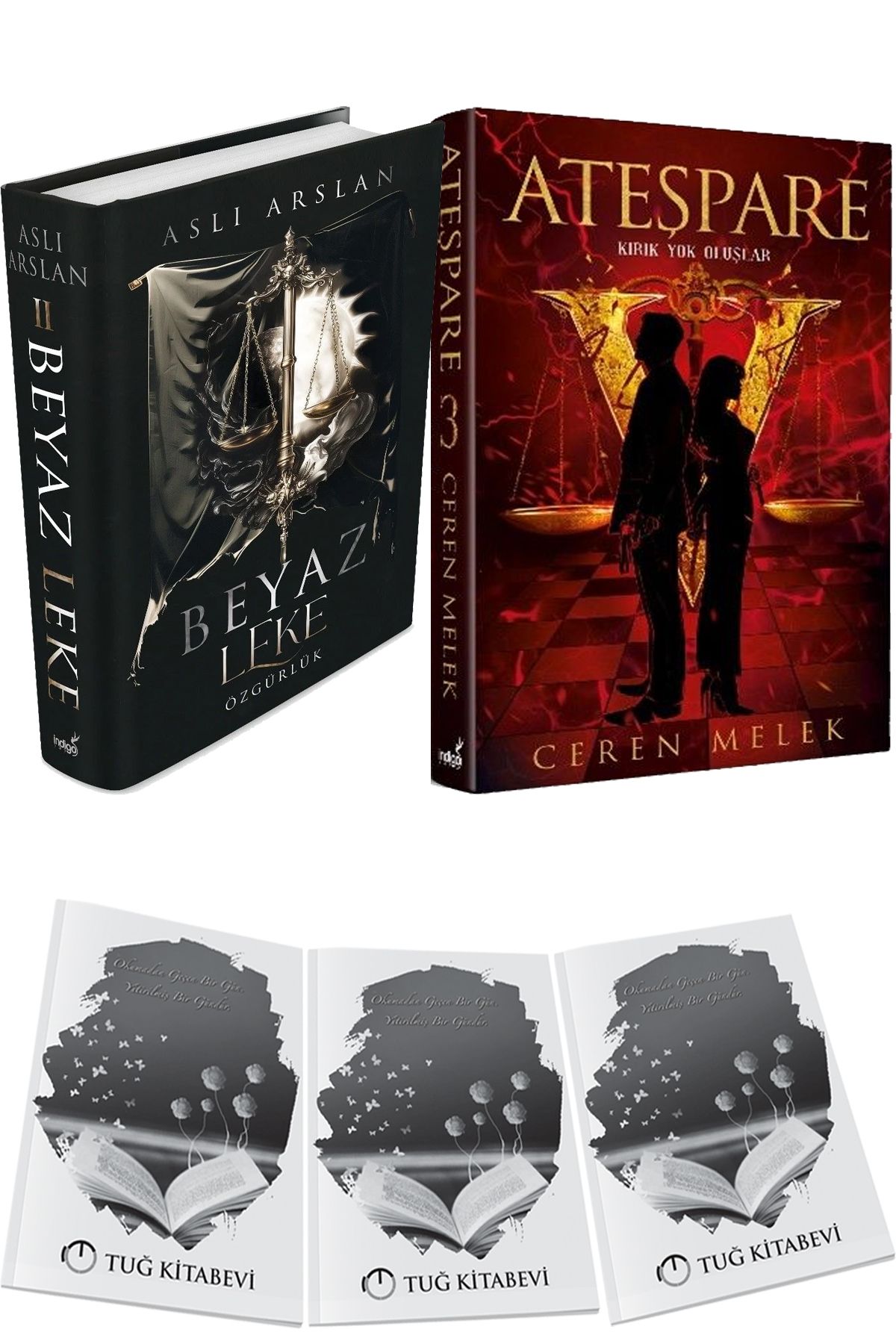 İndigo Kitap Beyaz Leke 2 Özgürlük Ciltli ve Ateşpare 3 Kırık Yok Oluşlar Ciltli + Hediyeli
