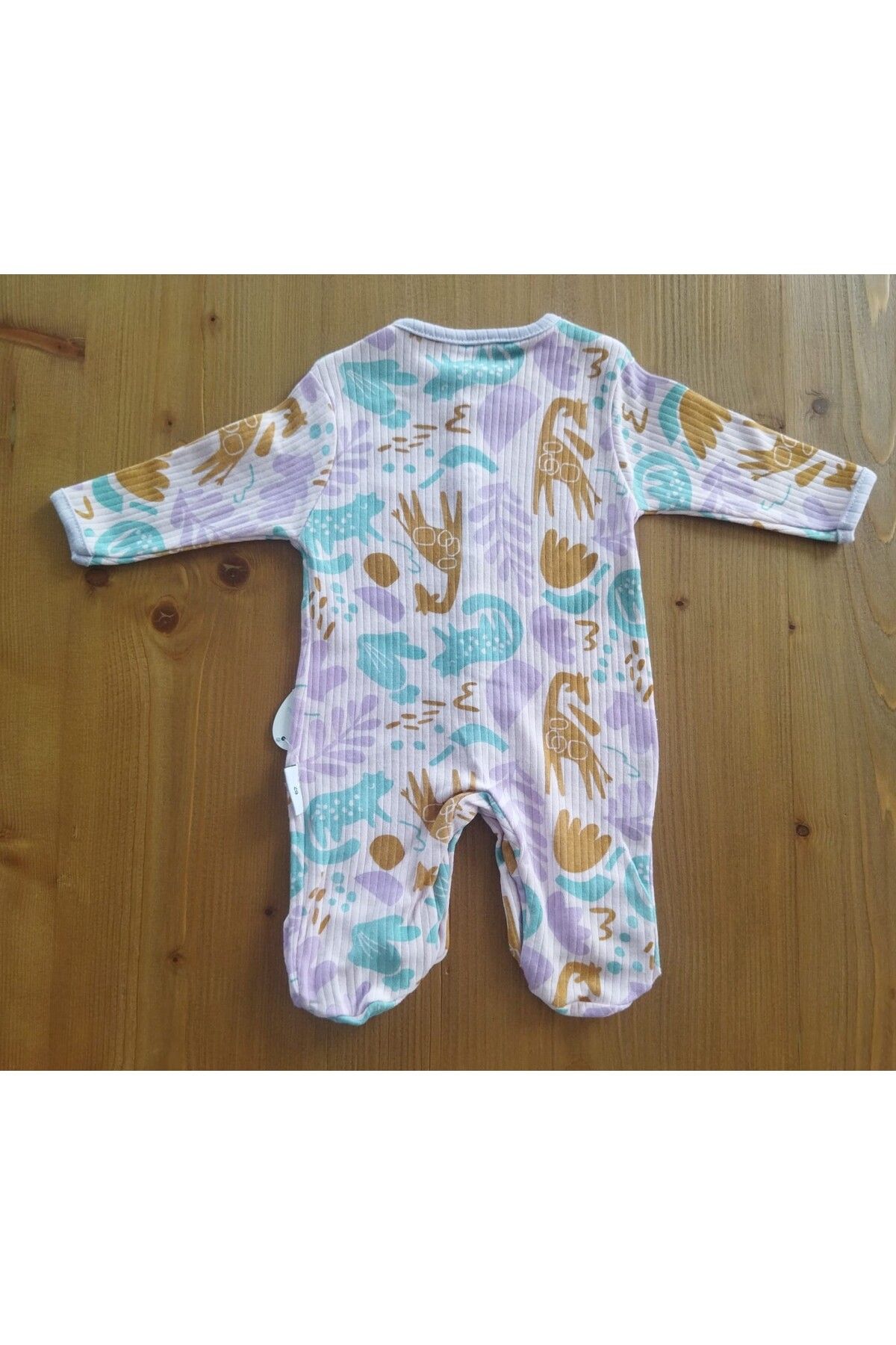 Spinapi Sevimli Hayvan Kalp Dot Desenli Bebek Zıbın Tulum Kız