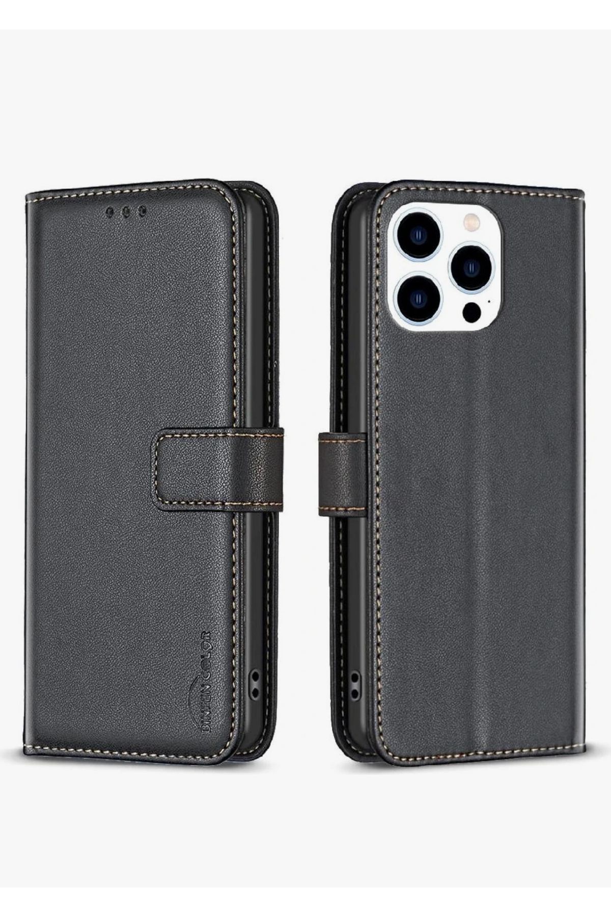 Obay IPhone 16 Pro Max Çok Renkli Çoklu Kart Yuvası Iş Çantası Için Flip Case