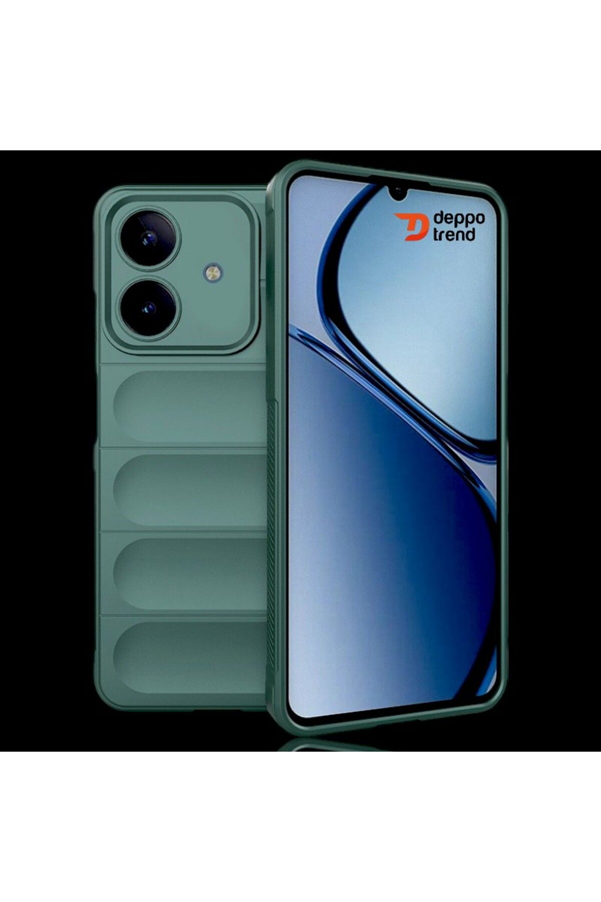 Deppo Trend Realme Note 60 Uyumlu Kılıf Kamera Korumalı Darbe Emici Şık Tasarımlı Koruyucu Silikon Kapak