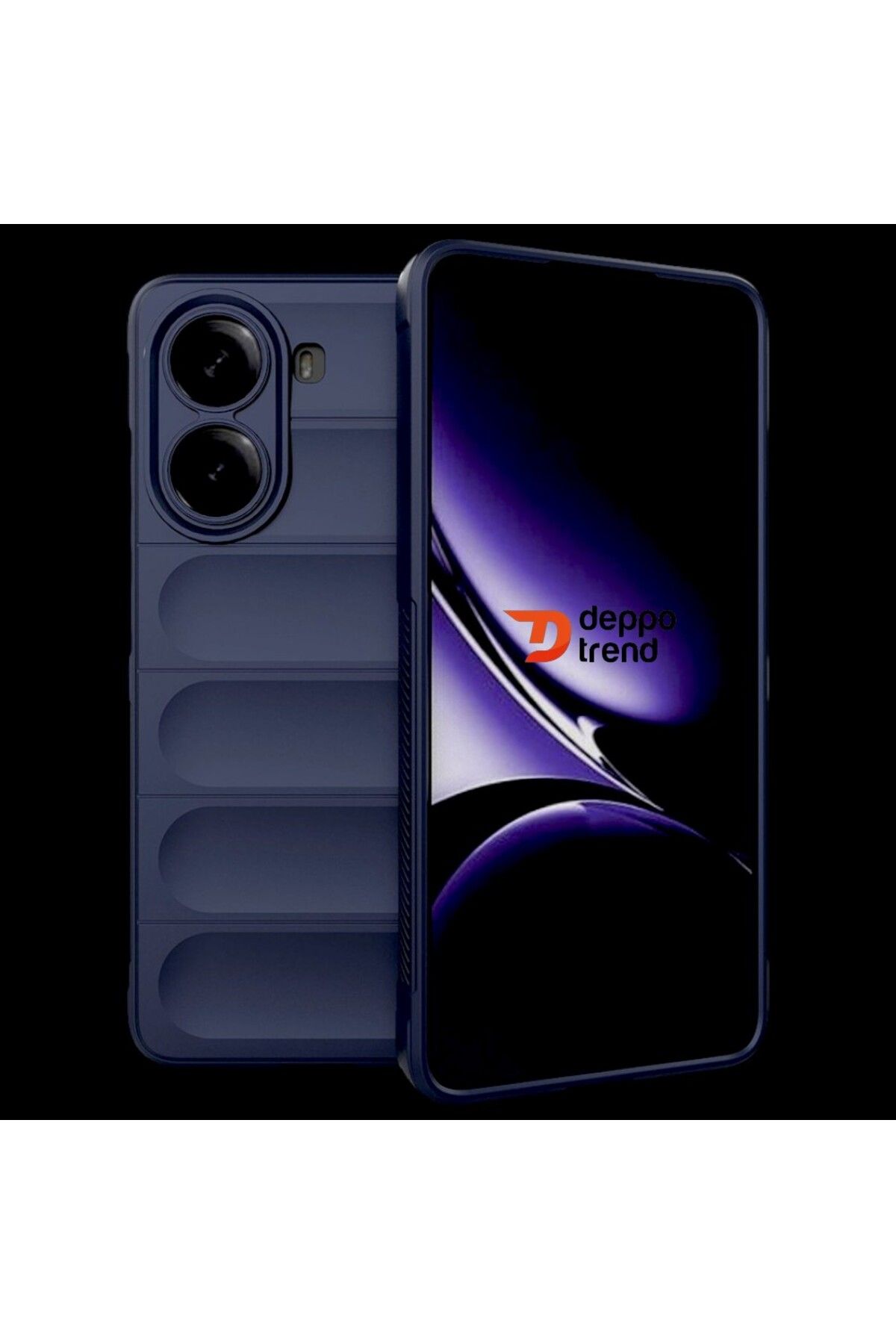 Deppo Trend Poco X7 Pro Uyumlu Kılıf Kamera Korumalı Darbe Emici Şık Tasarım Koruyucu Silikon