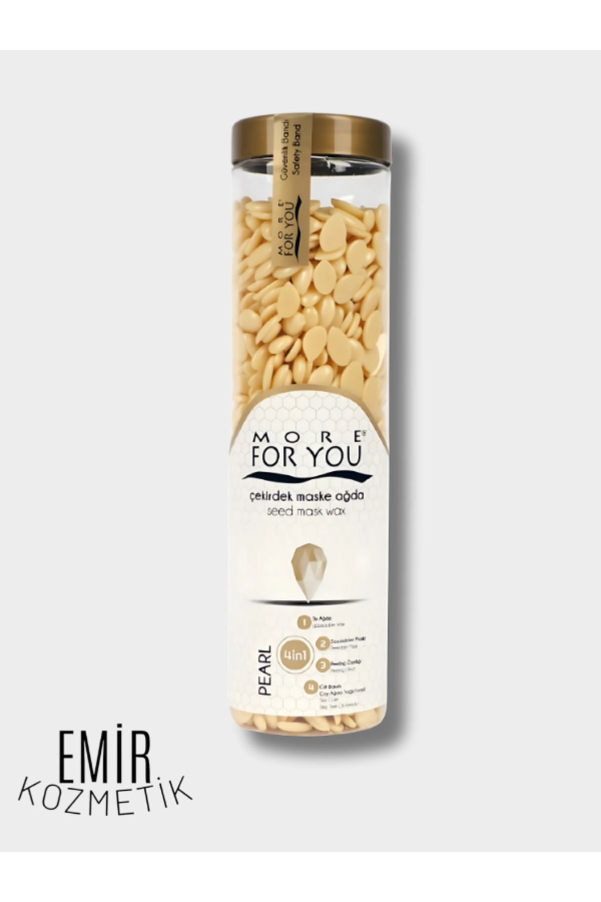 More For You Çekirdek Maske Ağda Pearl 400gr