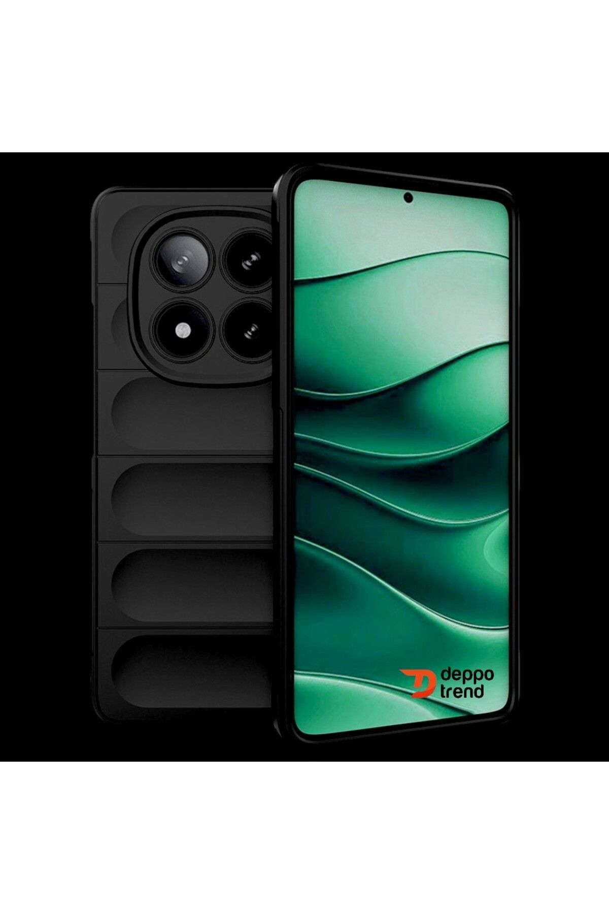 Deppo Trend Xiaomi Redmi Note 14 Pro Uyumlu Kılıf Kamera Korumalı Darbe Emici Şık Tasarım Koruyucu Silikon