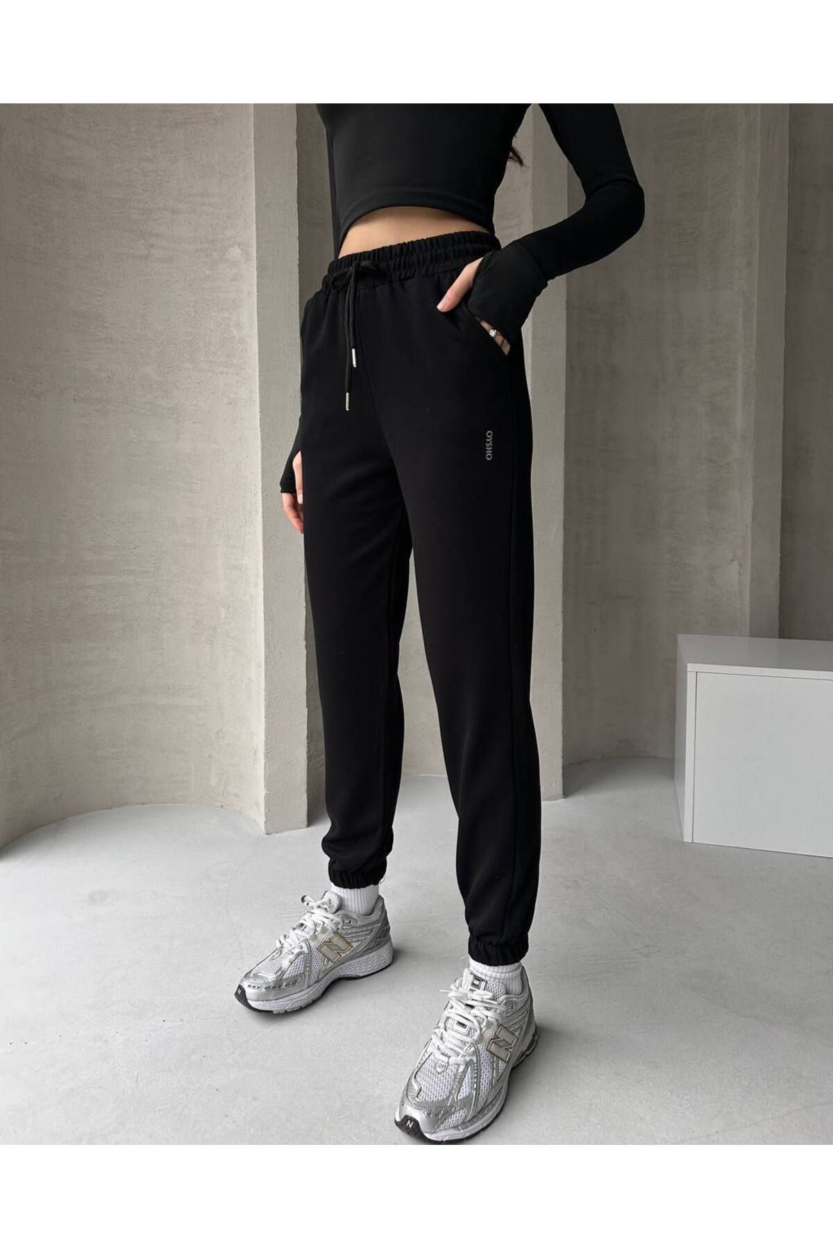 Butik OSHO Jogger Siyah Renk Eşofman Altı