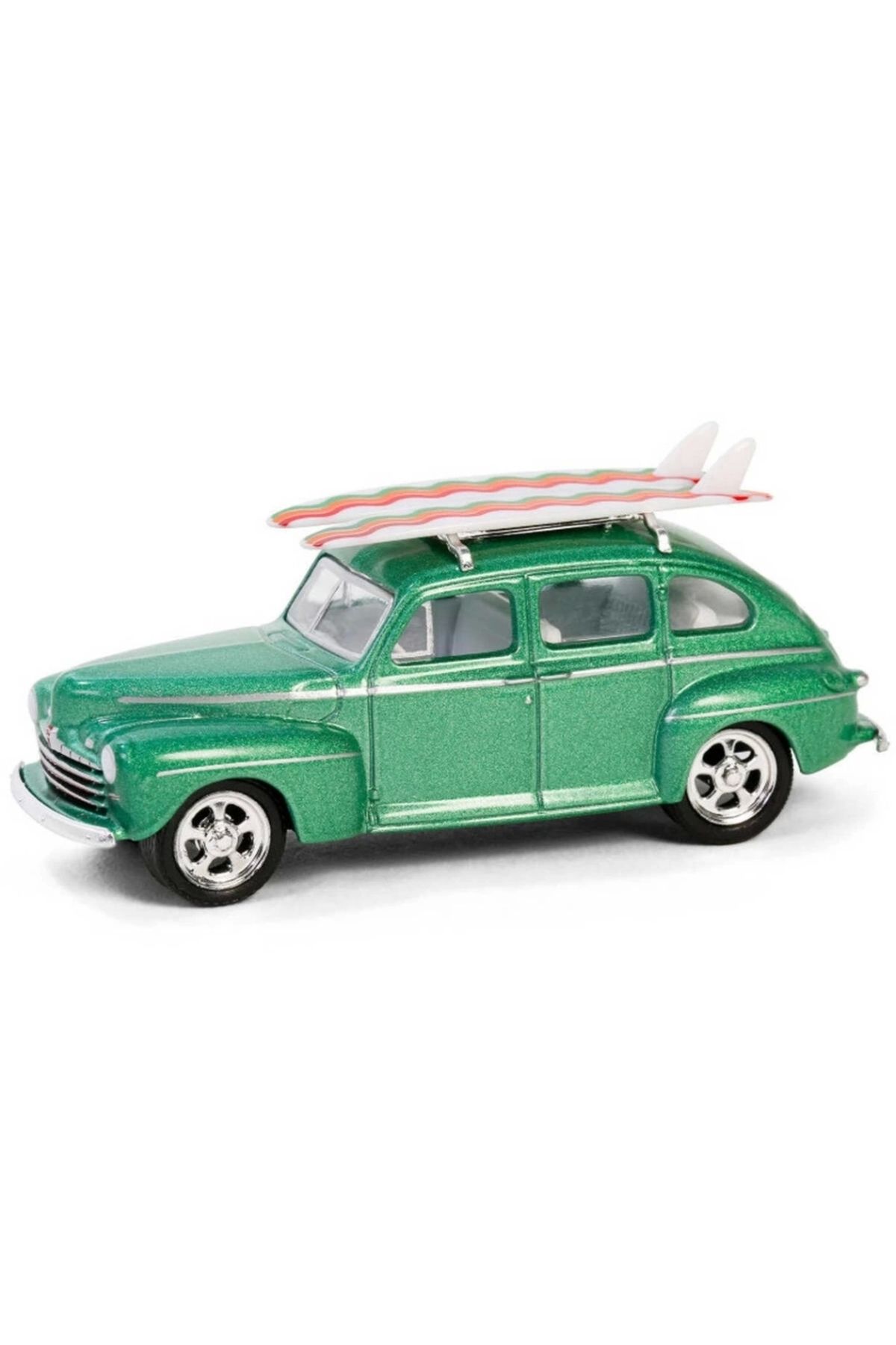 Eng Nessiworld Greenlight 1/64 The Hobby Shop Series 16 - 1946 Ford Fordor Super Deluxe Green Metallic w