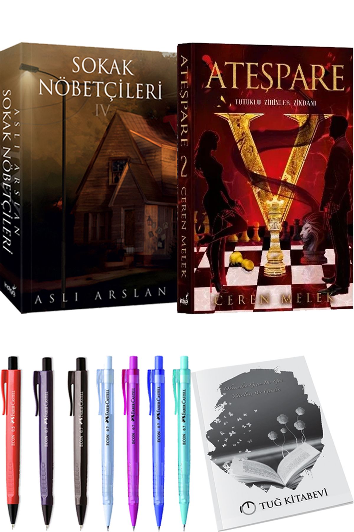 İndigo Kitap Sokak Nöbetçileri 4 Aslı Arslan ve Ateşpare 2 Tutuklu Zihinler Zindanı + Hediyeli