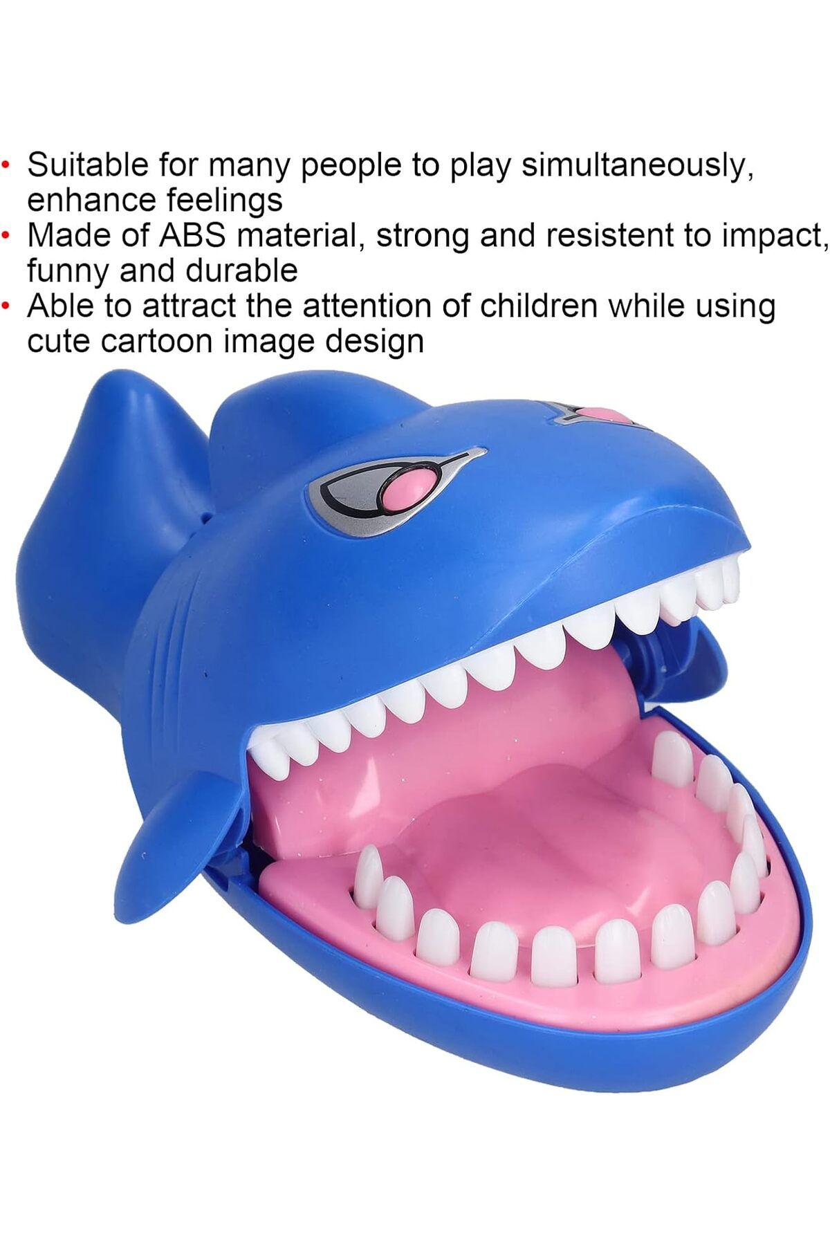 Others-Shark Bite Finger Toy, Sharks Tricky Toy for Scaring, Bite Game Biting Finger Pressing Shark 9