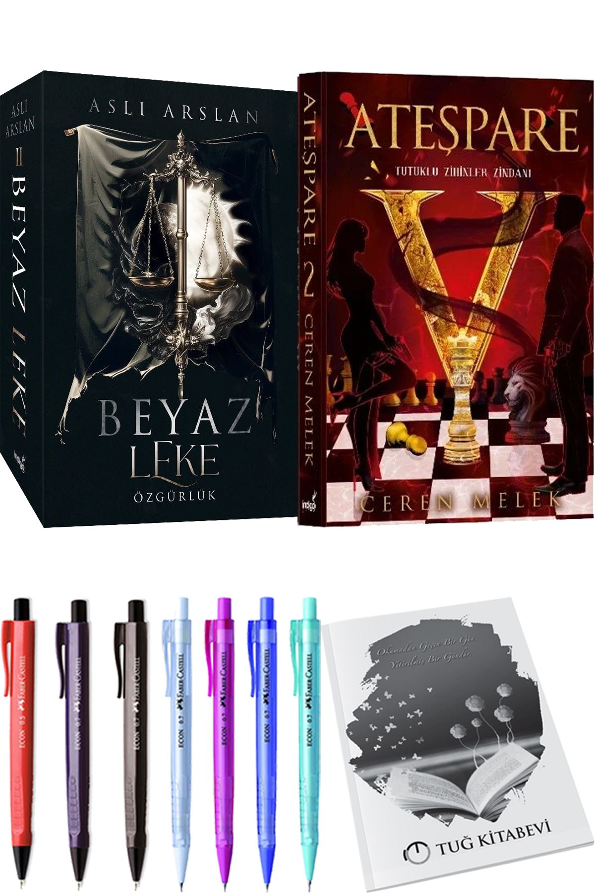 İndigo Kitap Beyaz Leke 2 Özgürlük Aslı Arslan ve Ateşpare 2 Tutuklu Zihinler Zindanı + Hediyeli