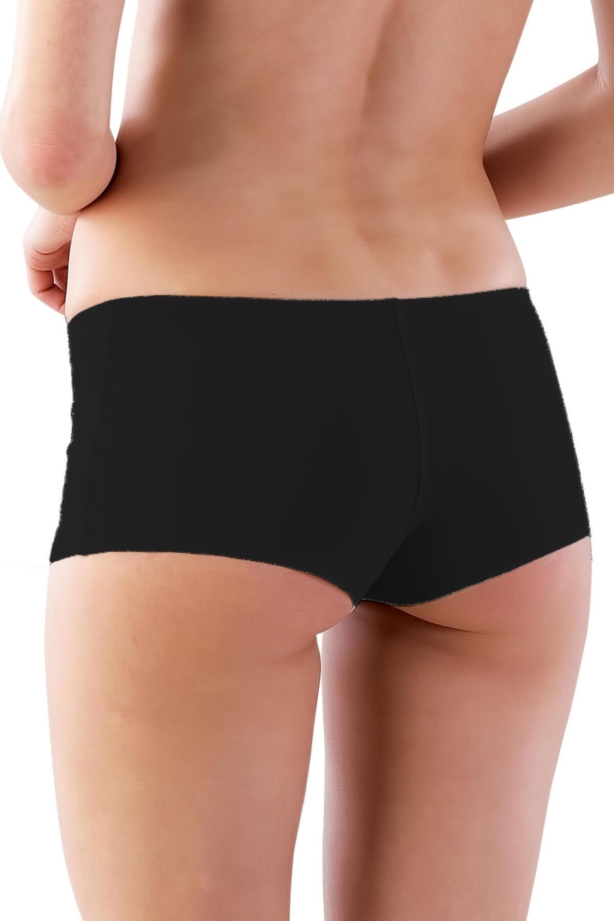 GiyimCity SİYAH Boxer Lazer Korse