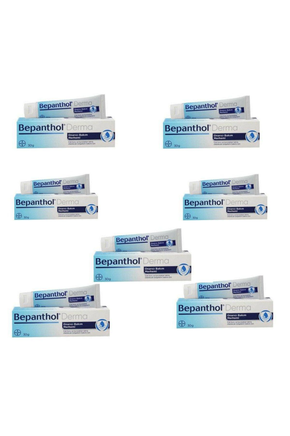 بپانتول پماد مراقبتی ترمیم کننده درما ۳۰ گرم، ۷ عددی