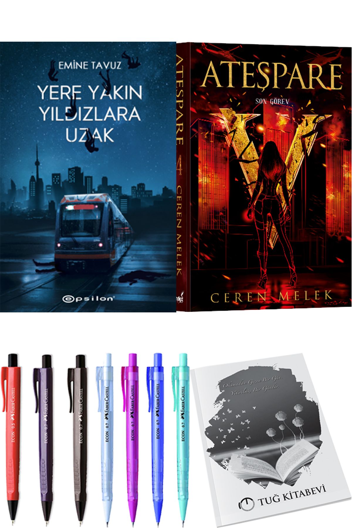 Epsilon Yayınevi Yere Yakın Yıldızlara Uzak ve Ateşpare 4 Son Görev + Hediyeli