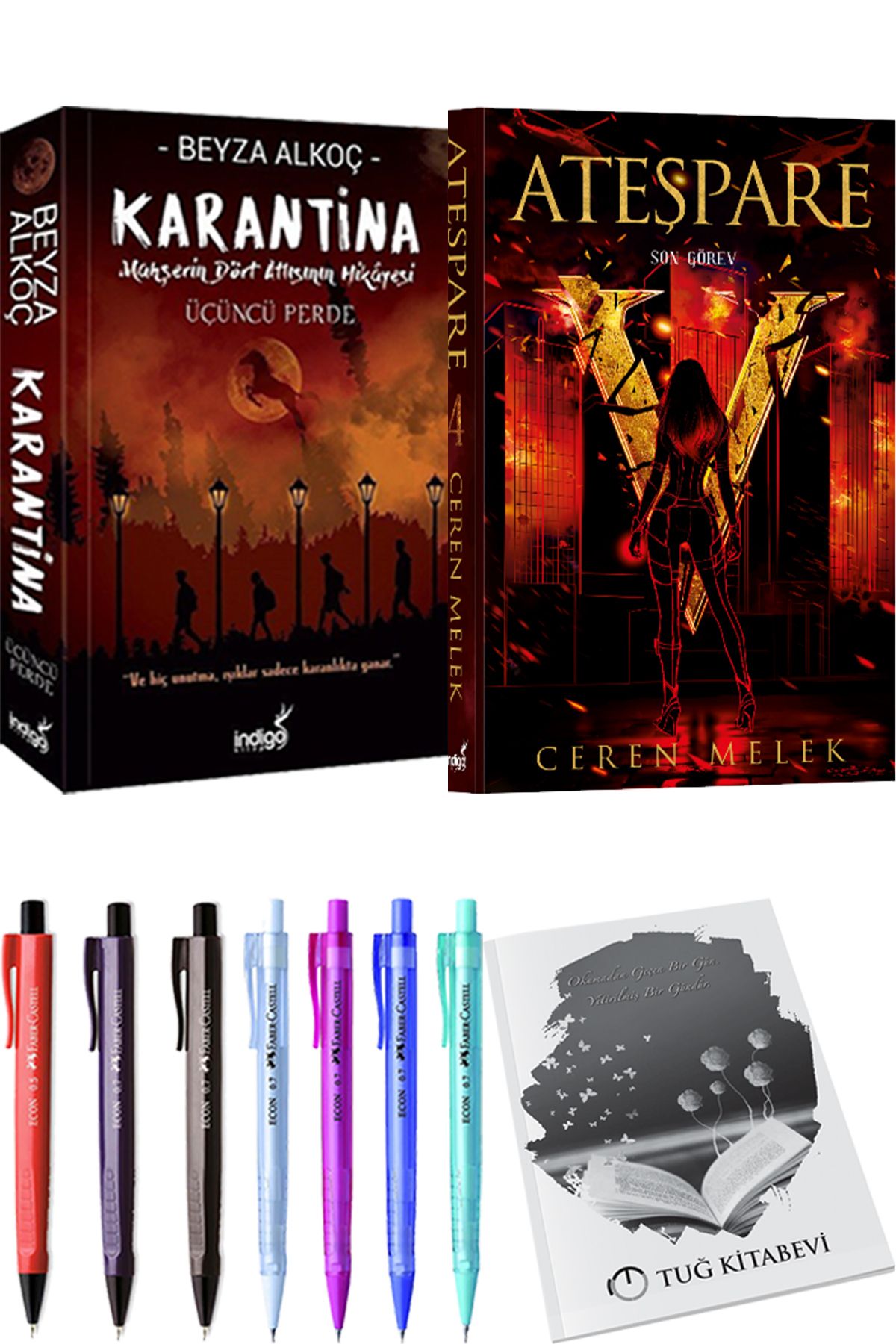 İndigo Kitap Karantina 3 Beyza Alkoç ve Ateşpare 4 Son Görev + Hediyeli