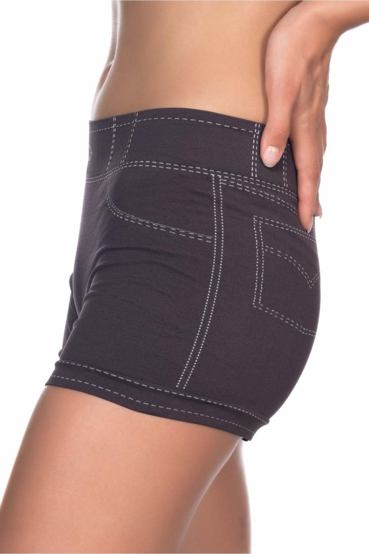 GiyimCity ANTRASİT Soft Kot Boxer