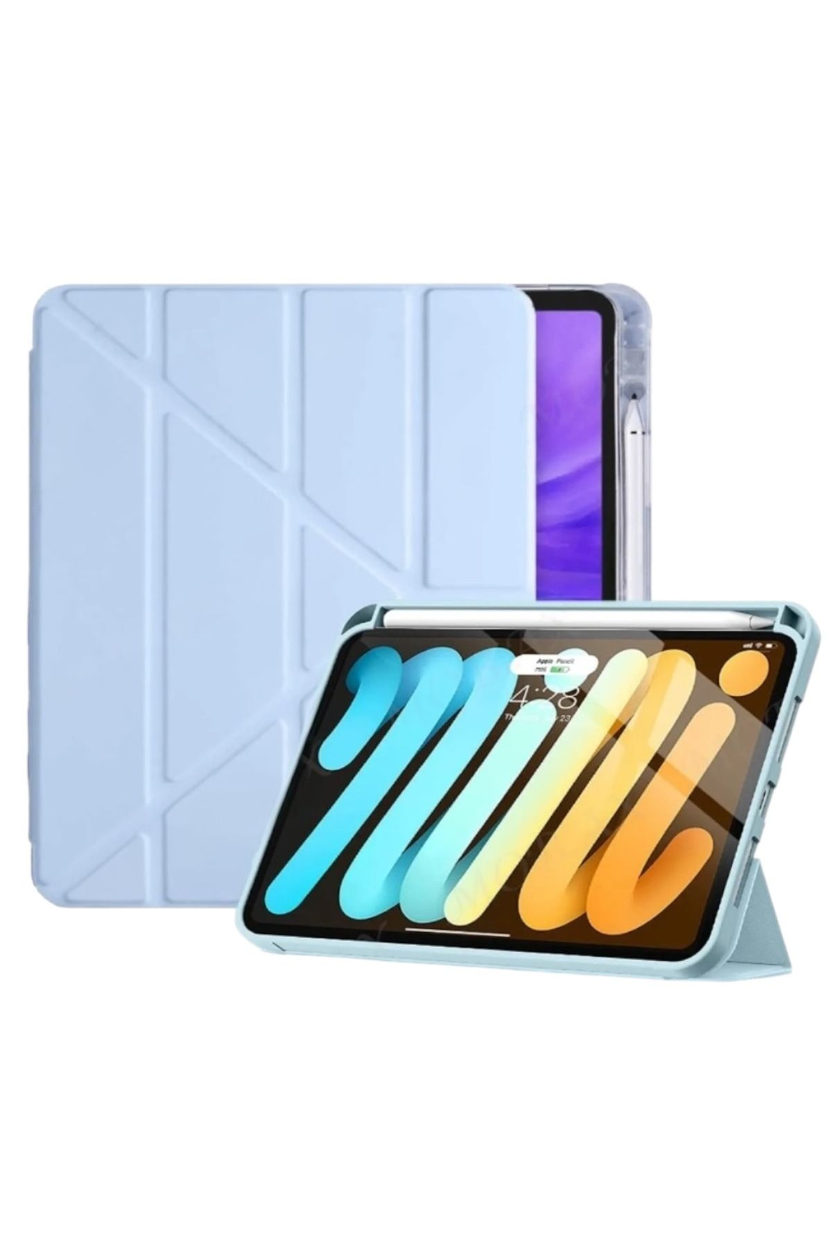 KILIF HOUSE Samsung Galaxy Tab S9 Fe/ S10 Fe 10.9 Inch Uyumlu Kalem Bölmeli Katlanabilir Standlı Akıllı Kapak