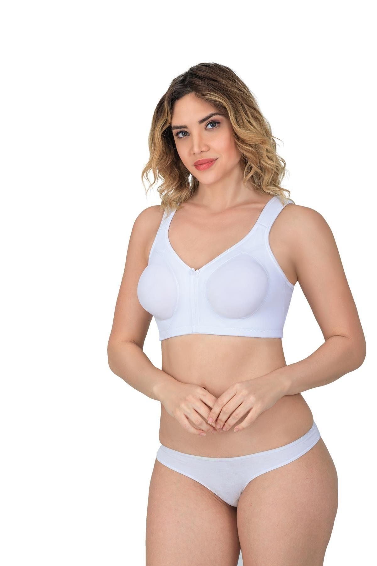 GiyimCity BEYAZ C Toparlayıcı Sütyen Korse