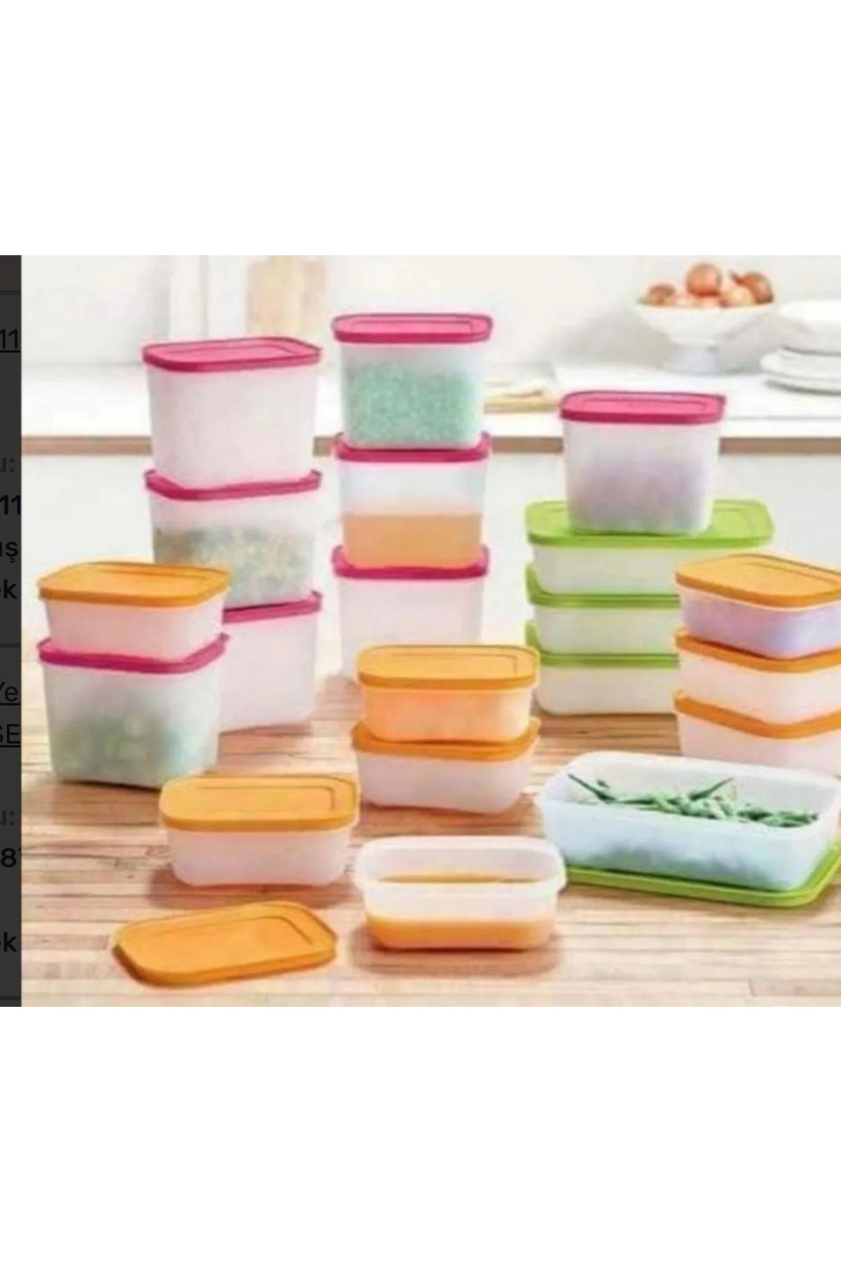 Tupperware 20 Parça Alaska Set.