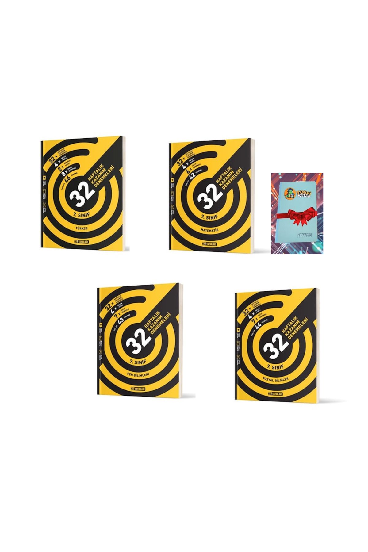 Karma Kitaplar 7. Sınıf FULL SETTT Haftalık Deneme ( DEFTER HEDİYE)