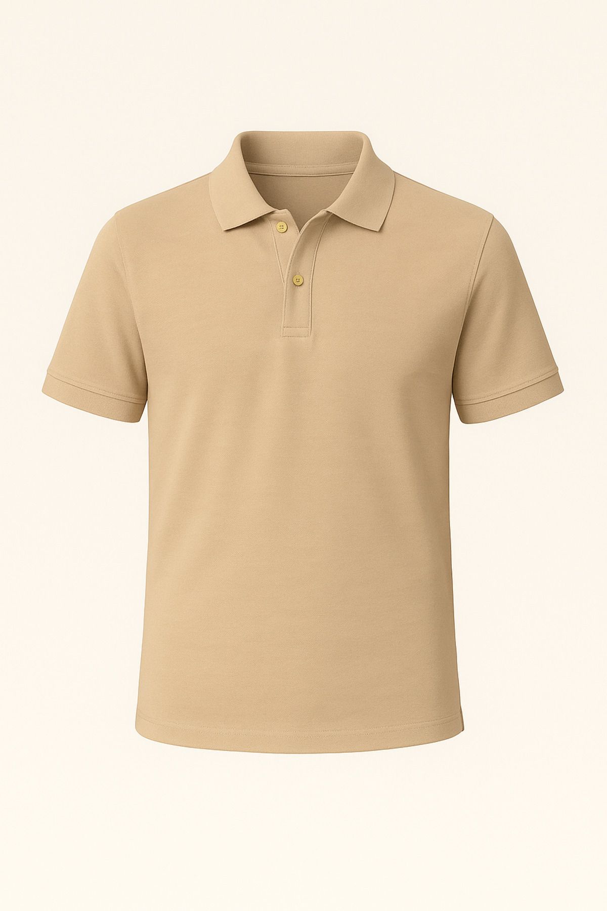 QKK Erkek %100 Pamuklu Lakost Kumaş Regular Fit Polo Yaka T-shirt