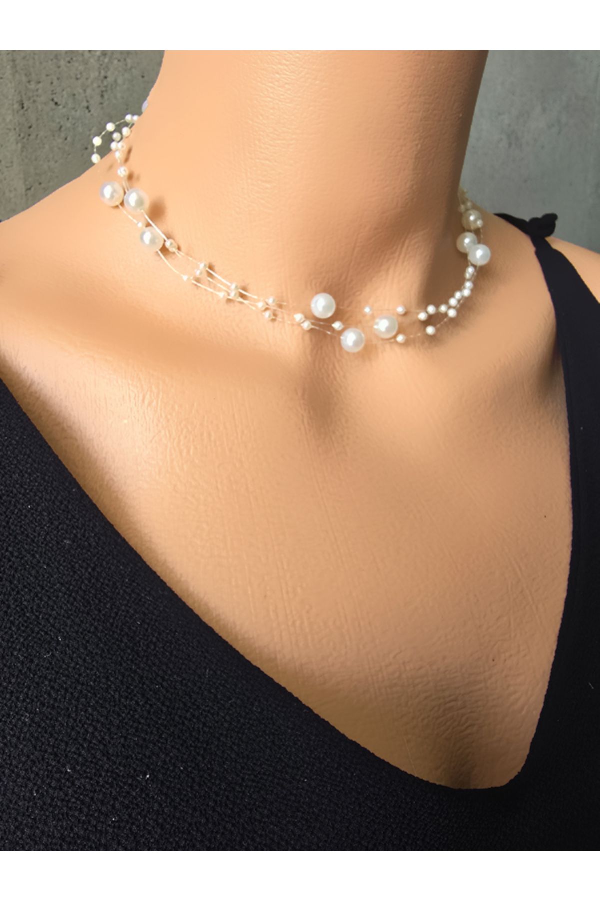 Riccoco Accessory Misinalı İnci Choker Kolye