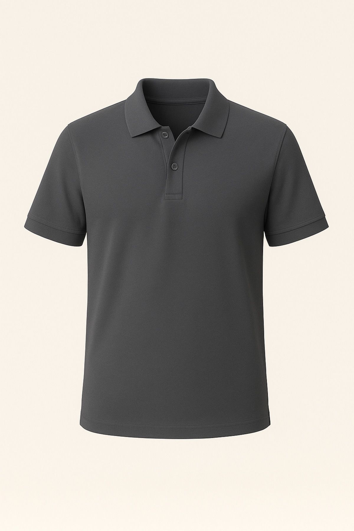 QKK Erkek %100 Pamuklu Lakost Kumaş Regular Fit Polo Yaka T-shirt