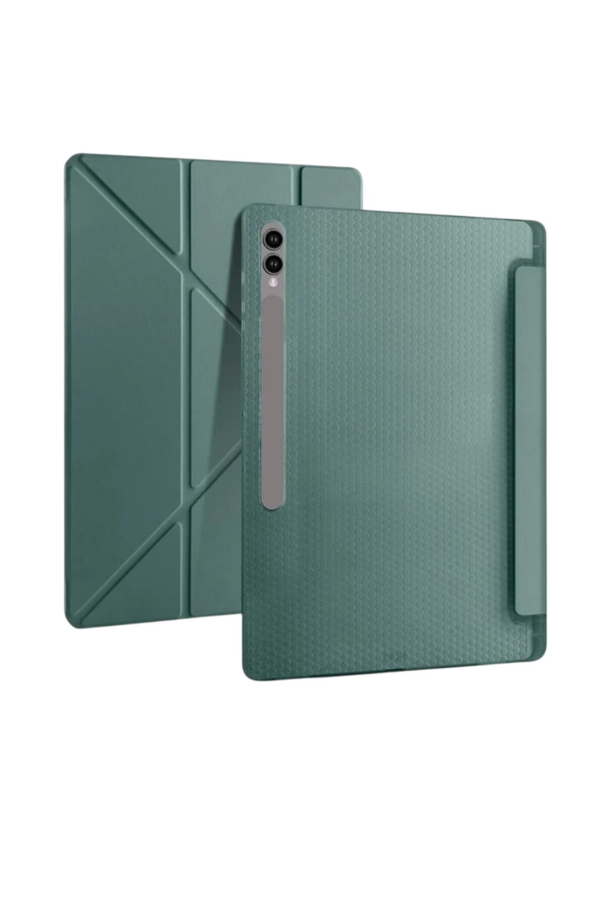 KILIF HOUSE Samsung Galaxy Tab S10 / S9 Plus / S9 Fe Plus 12.4 Kılıf Kalem Bölmeli Katlanan Standlı Akıllı Kapak