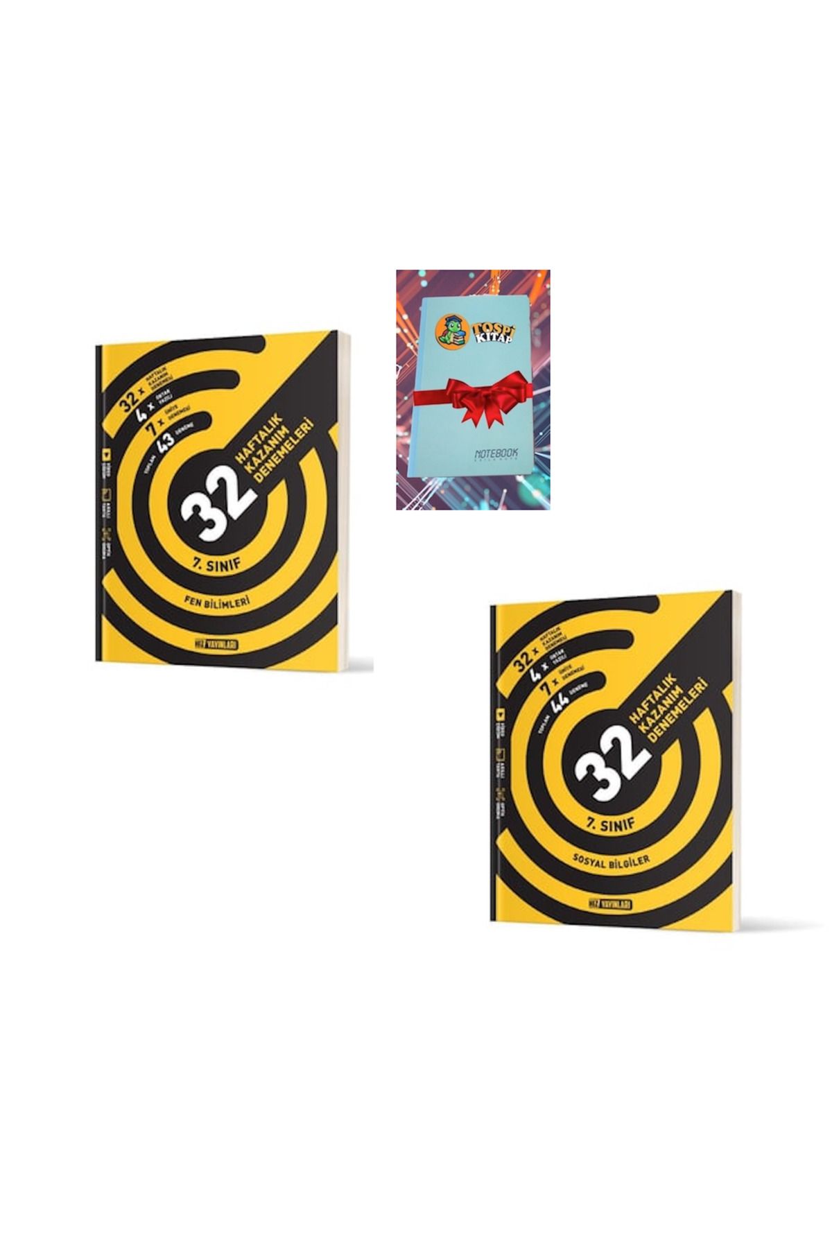 Karma Kitaplar 7. Sınıf SOSYAL BİLGİLER + FEN BİLİMLERİ Haftalık Deneme ( DEFTER HEDİYE)