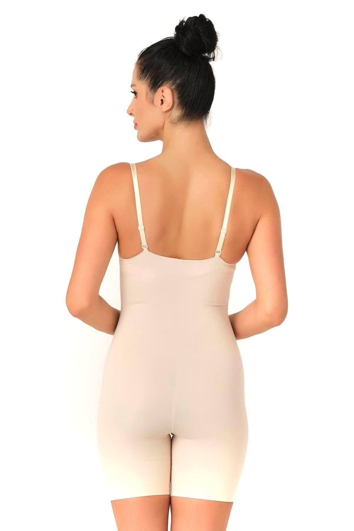 GiyimCity TEN Lazer Kesim Göğsü Açık Boxer Korse