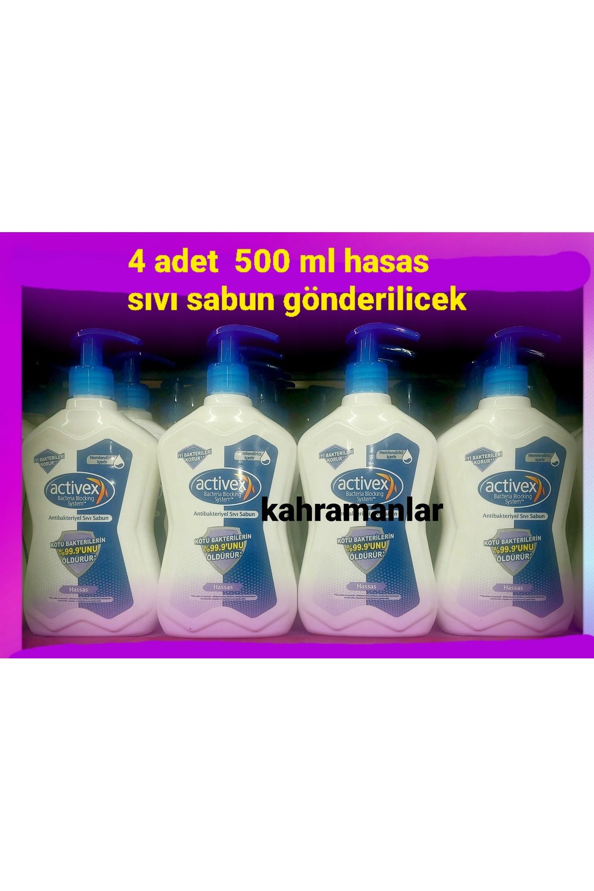 YEŞİLLİ STORE Aktivex hasas sıvı sabun