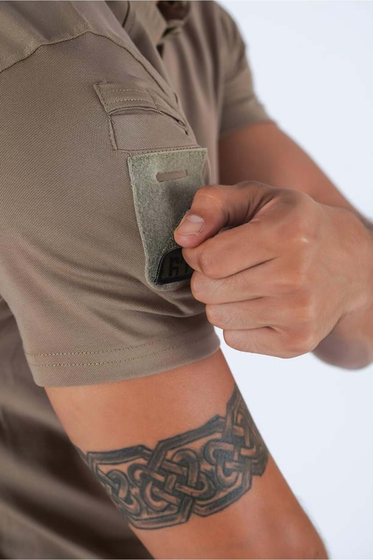 COMBAT-Τακτικό μπλουζάκι εξωτερικού χώρου Casual Polo Neck T-Shirt T-Shirf - 802 5