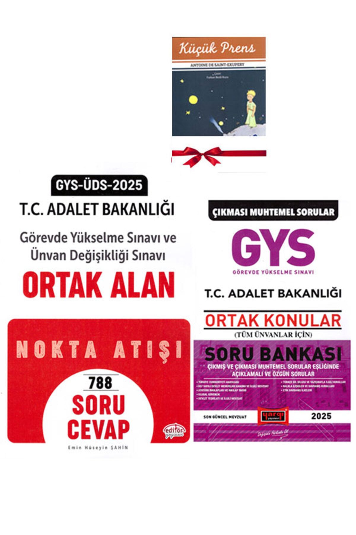 Editör Yayınevi 2025 Yargı GYS ÜDS Adalet Bakanlığı ORTAK ALAN Nokta Atışı 788 Soru Cevap ve Soru Bankası Seti