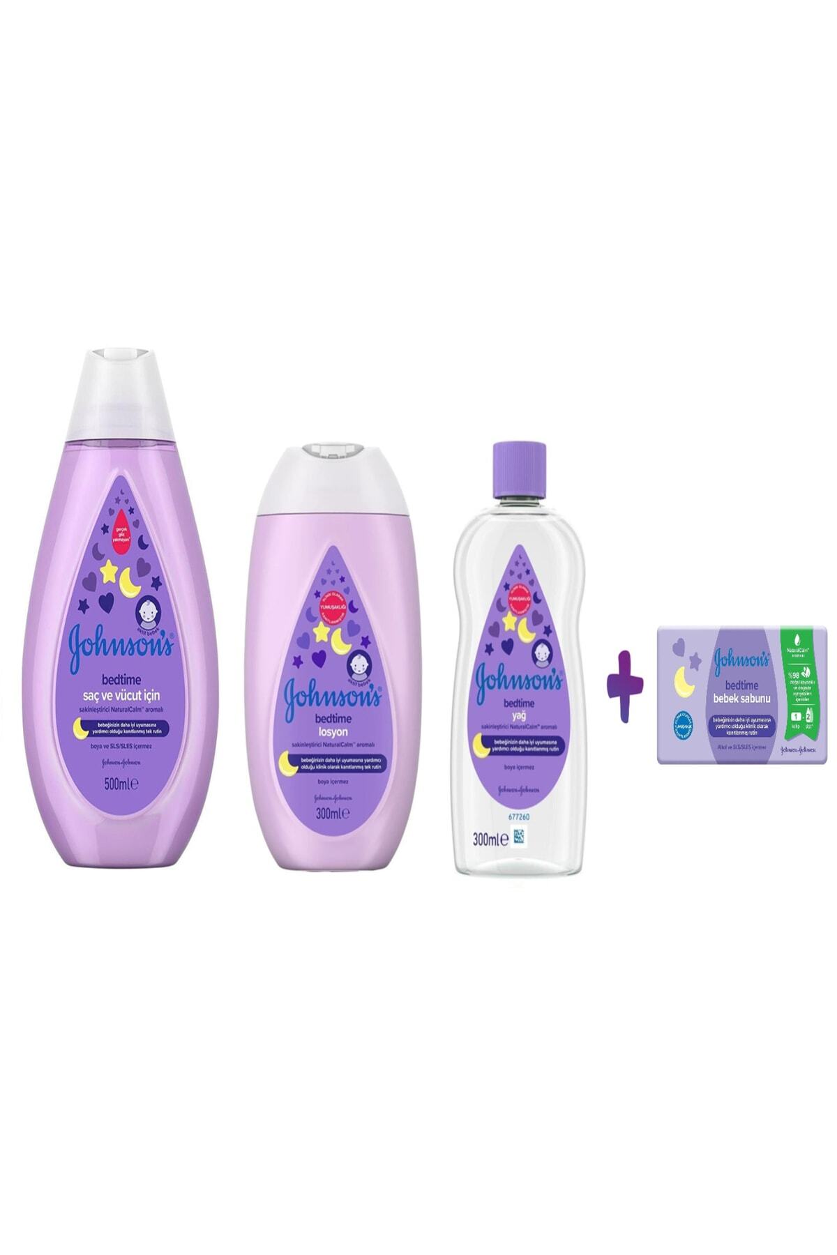 Johnson's Baby Bebek Şampuanı Bedtime 500 Ml +babybedtimelosyon300 Ml+ Yağ+ Sabun fotoğrafı 2 (önizleme)