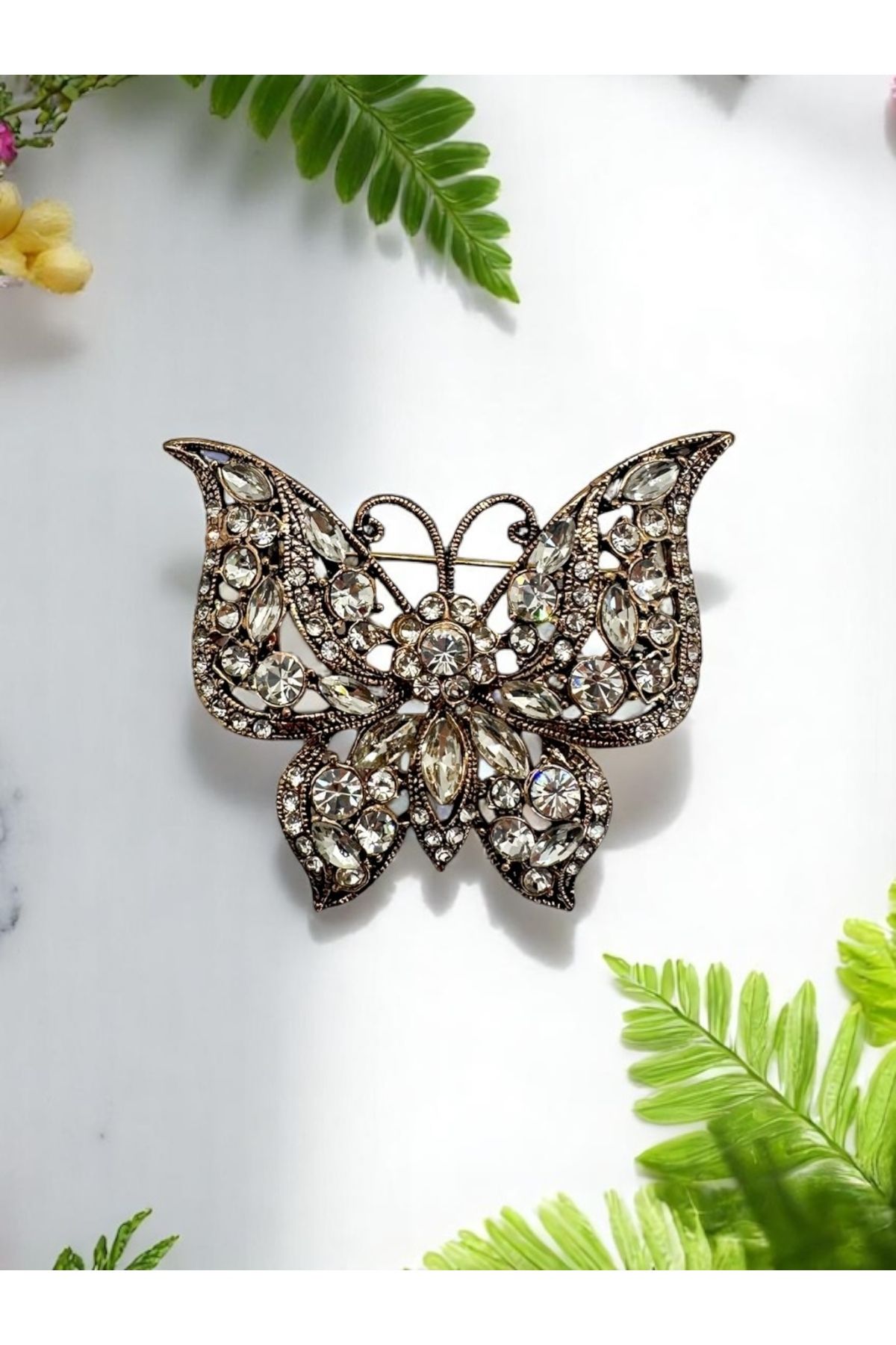 FUYA JEWELLERY Kelebek Broş