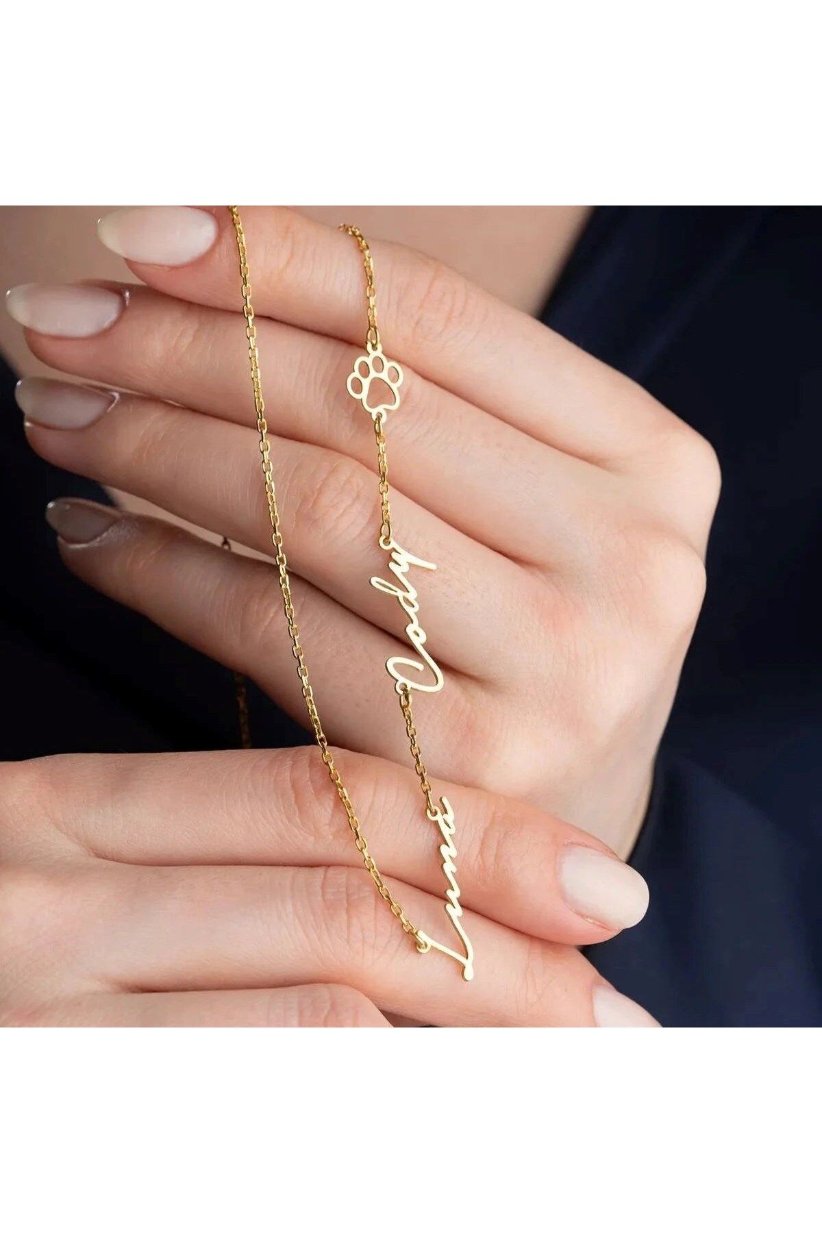 beonejewelry PATİLİ İSİM KOLYE | 925 GÜMÜŞ