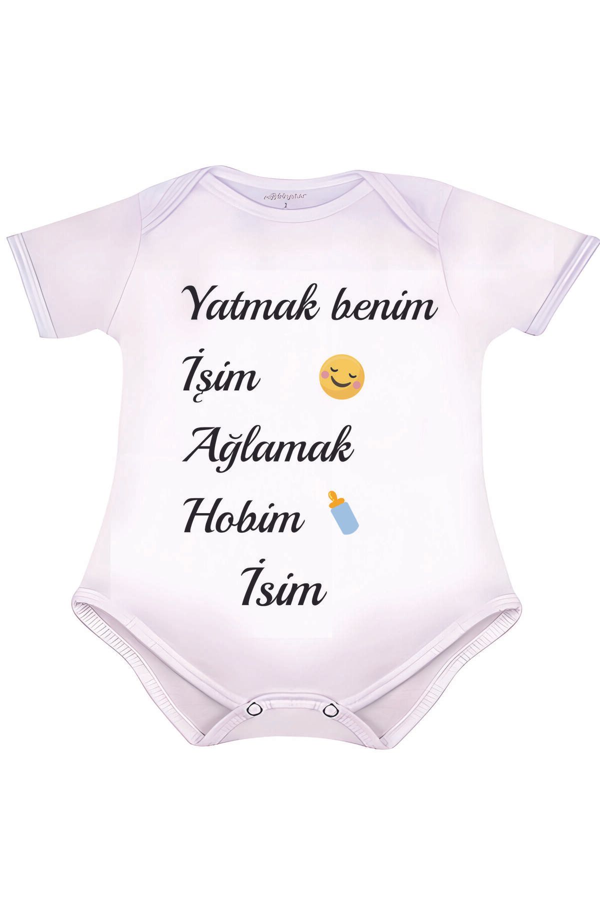 Kreax Bebeklere Özel Zıbın Kısa Kollu
