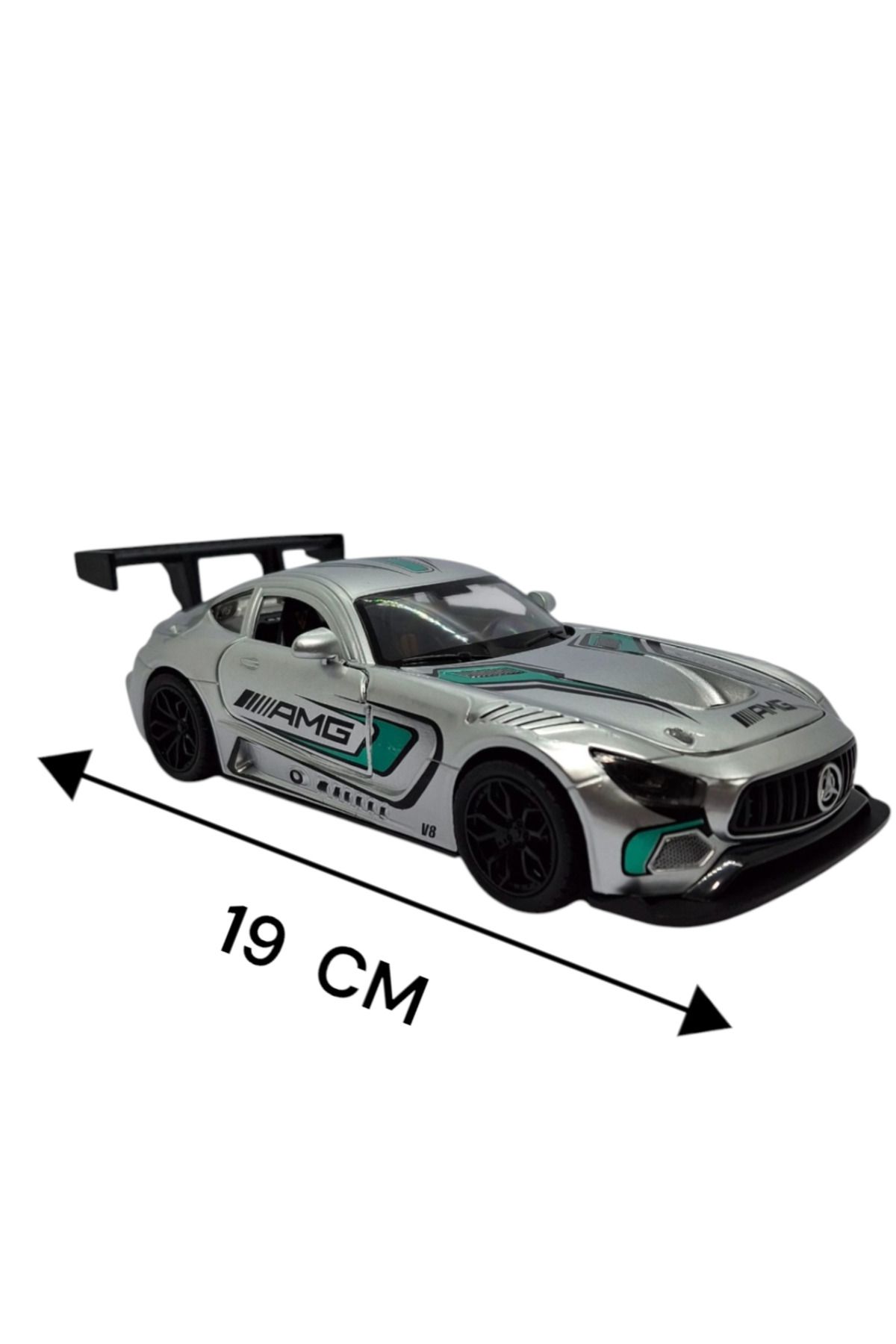Daily Bazaar Metal Çek Bırak Araba Mercedes 1/24 Ölçek 3 KAPI AÇILIR