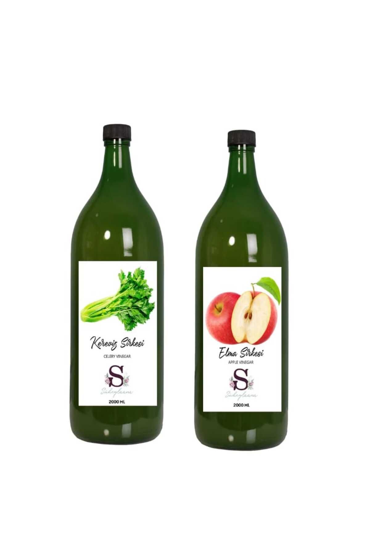 Süheylaana Doğal Kereviz Sirkesi 2000 Ml - Doğal Elma Sirkesi 2000 Ml