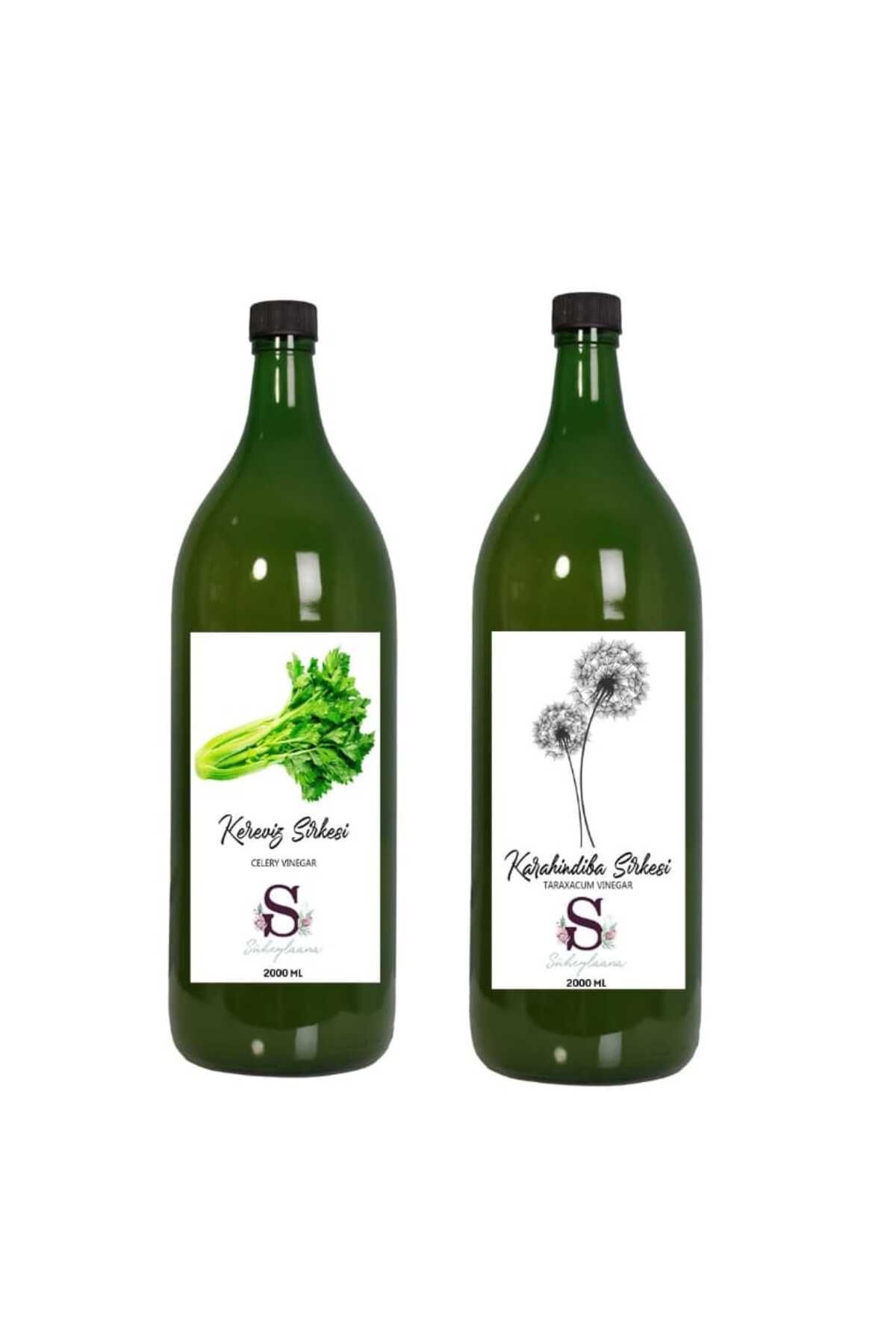 Süheylaana Doğal Kereviz Sirkesi 2000 Ml - Doğal Karahindiba Sirkesi 2000 Ml