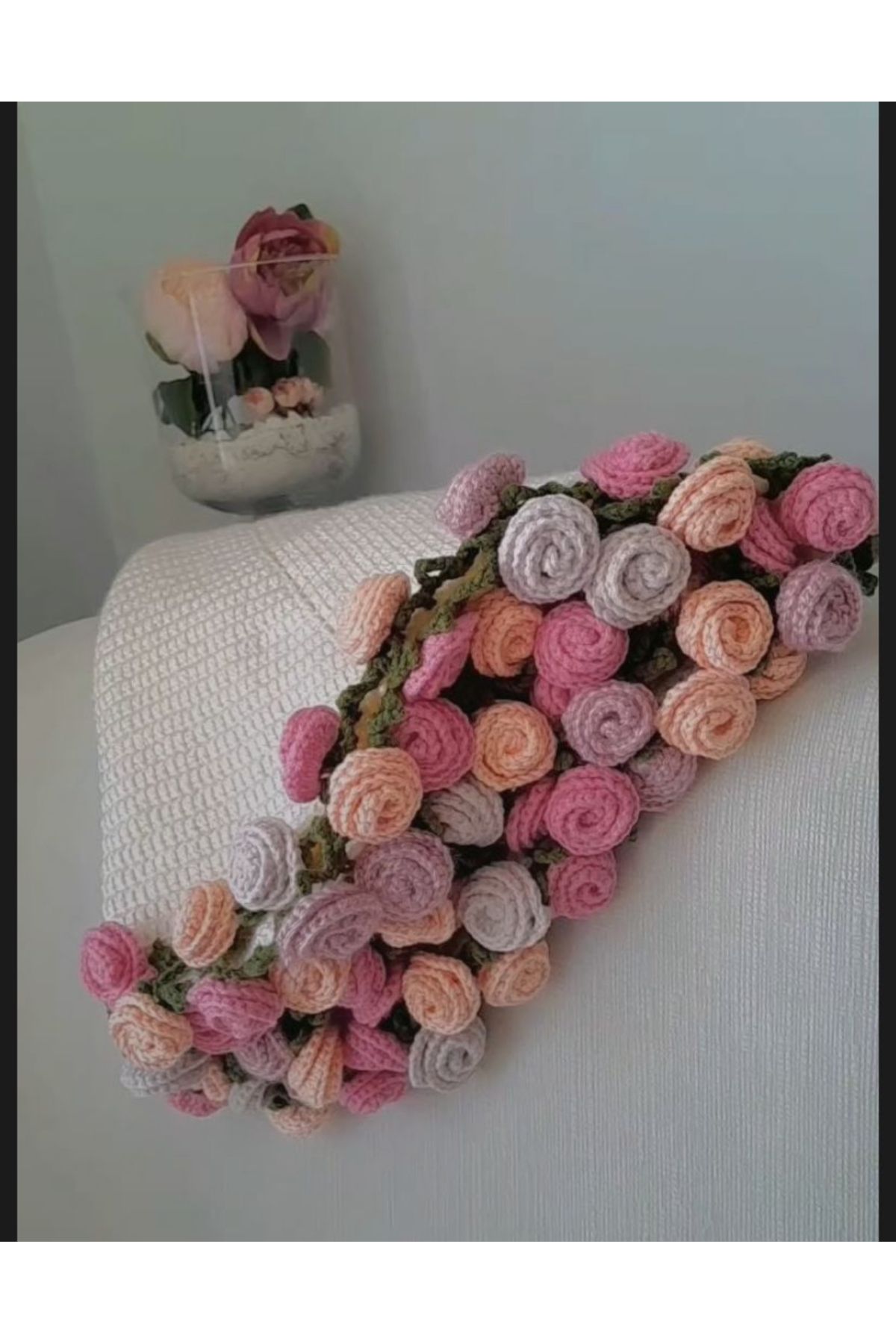 ZAHandmade Renkli Gül buketi 70cm